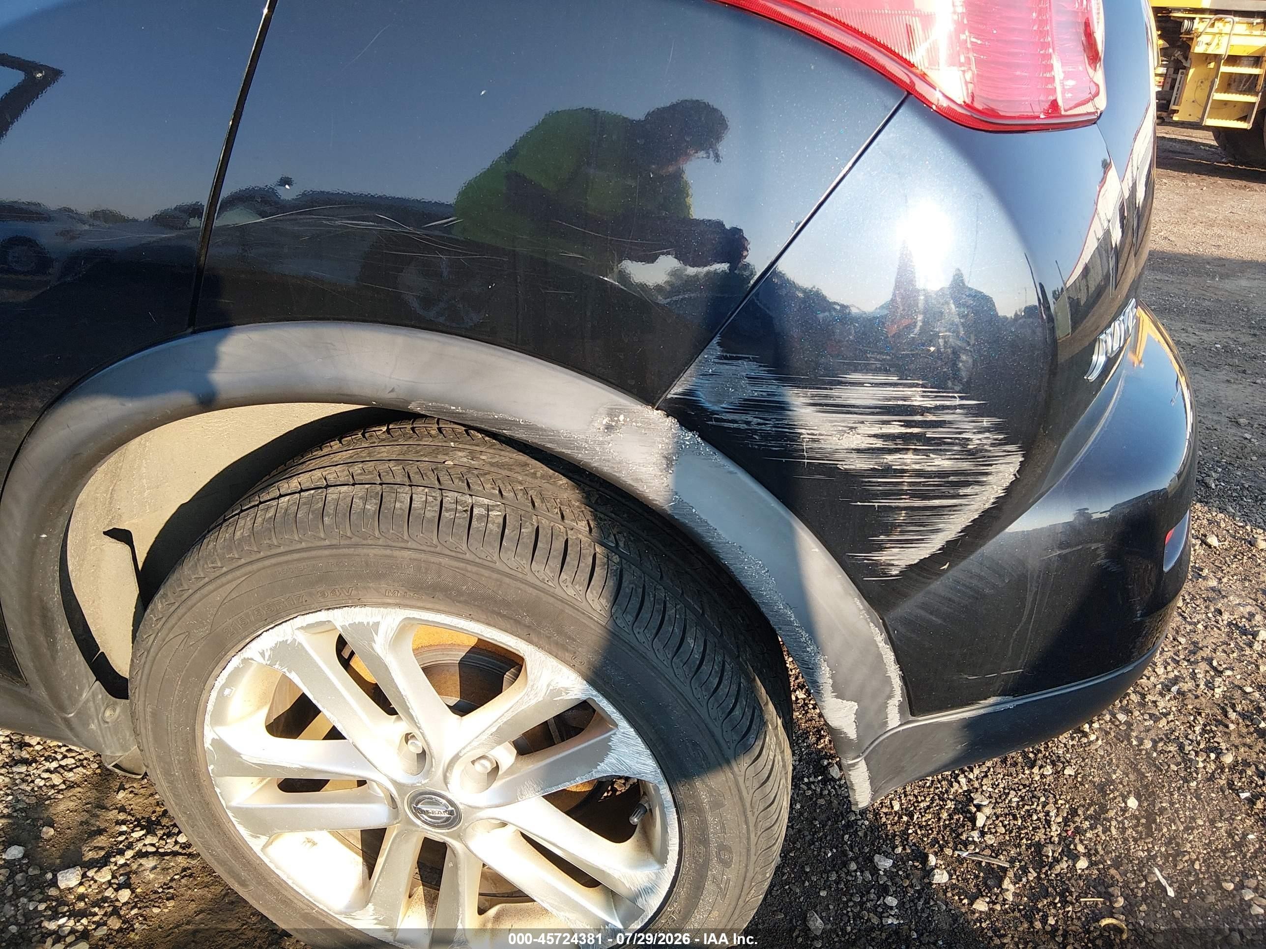 2013 Nissan Juke Sv Черный vin: JN8AF5MV8DT218590