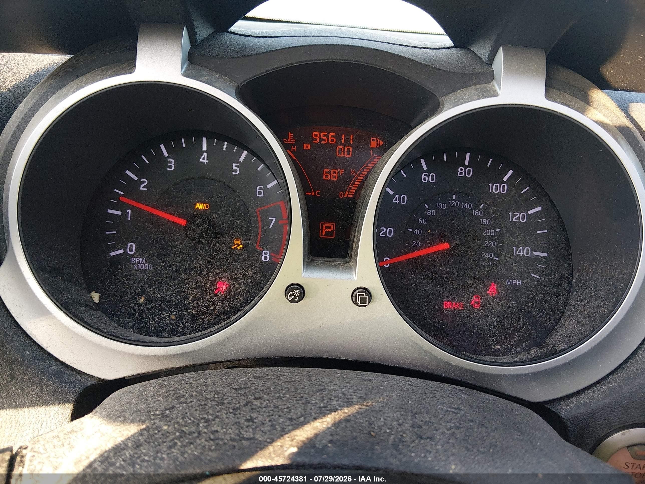2013 Nissan Juke Sv Черный vin: JN8AF5MV8DT218590