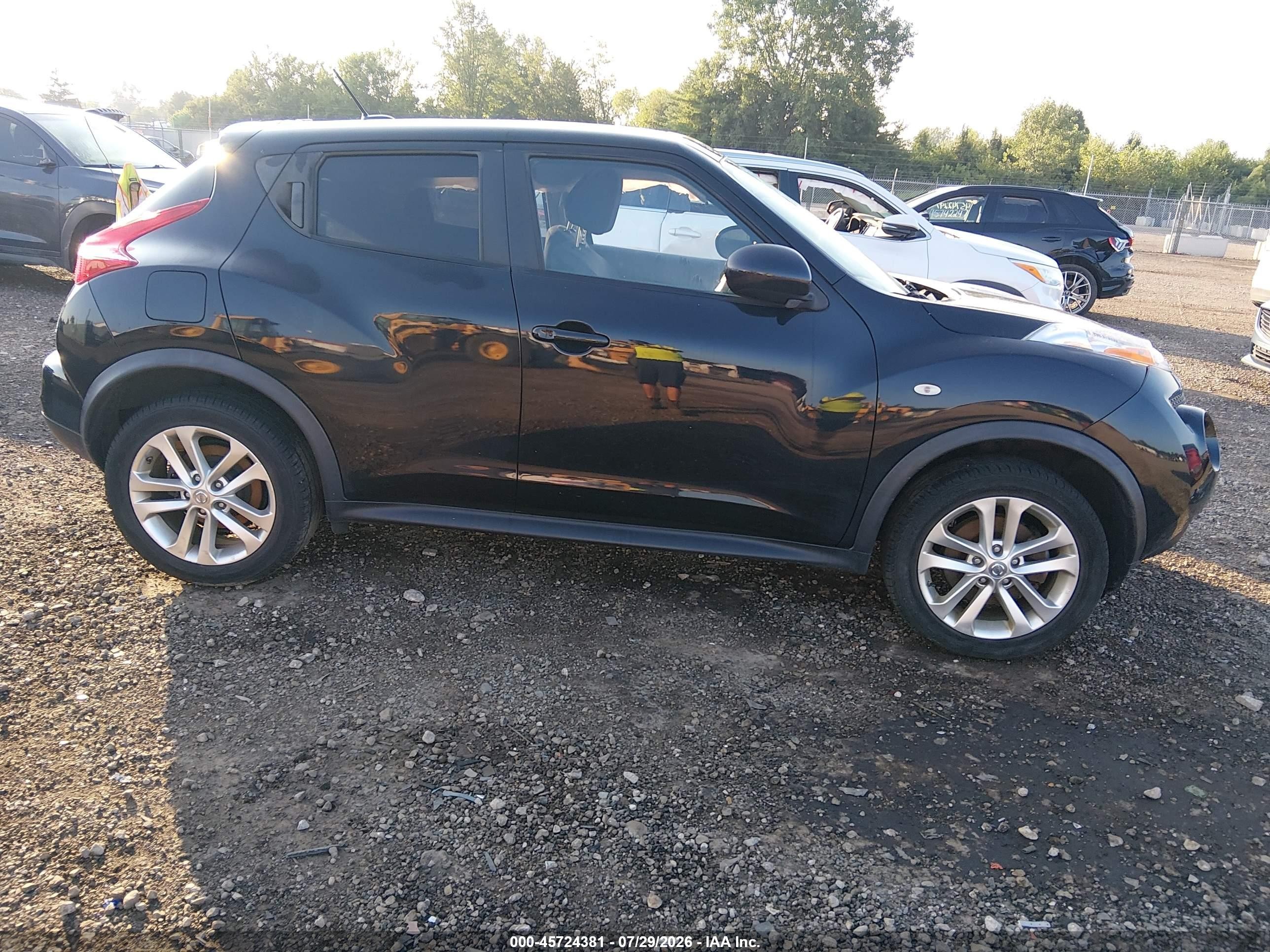 2013 Nissan Juke Sv Черный vin: JN8AF5MV8DT218590