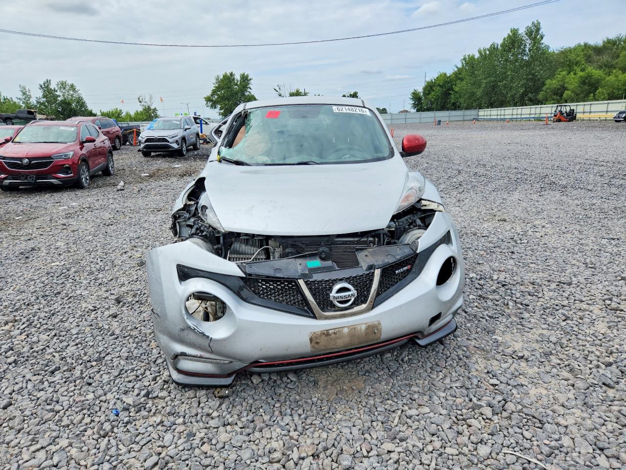 2013 Nissan Juke S Silver vin: JN8AF5MV8DT220596