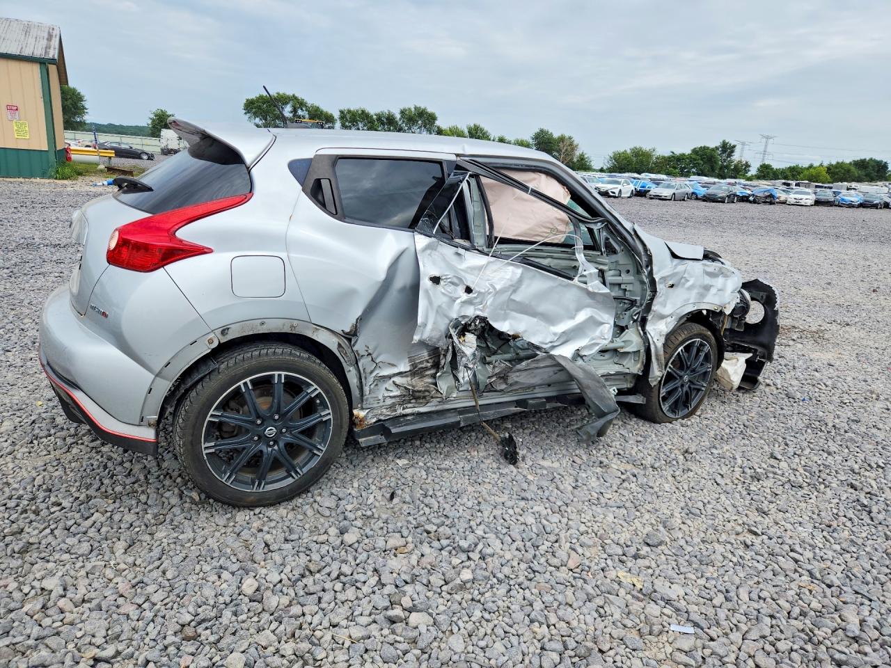 2013 Nissan Juke S Silver vin: JN8AF5MV8DT220596