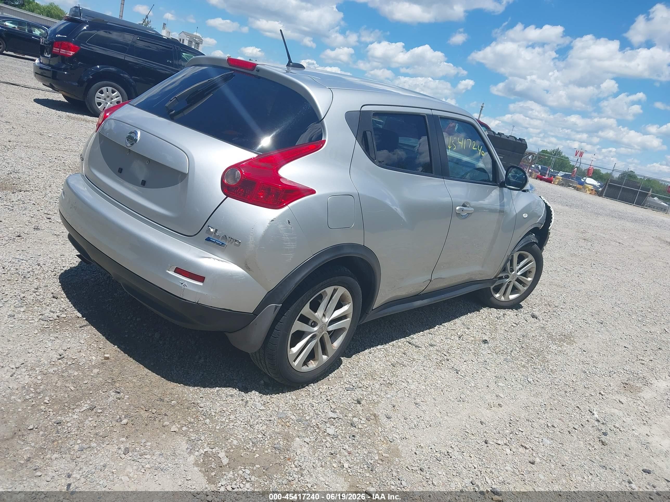 2013 Nissan Juke Sl Silver vin: JN8AF5MV8DT222655