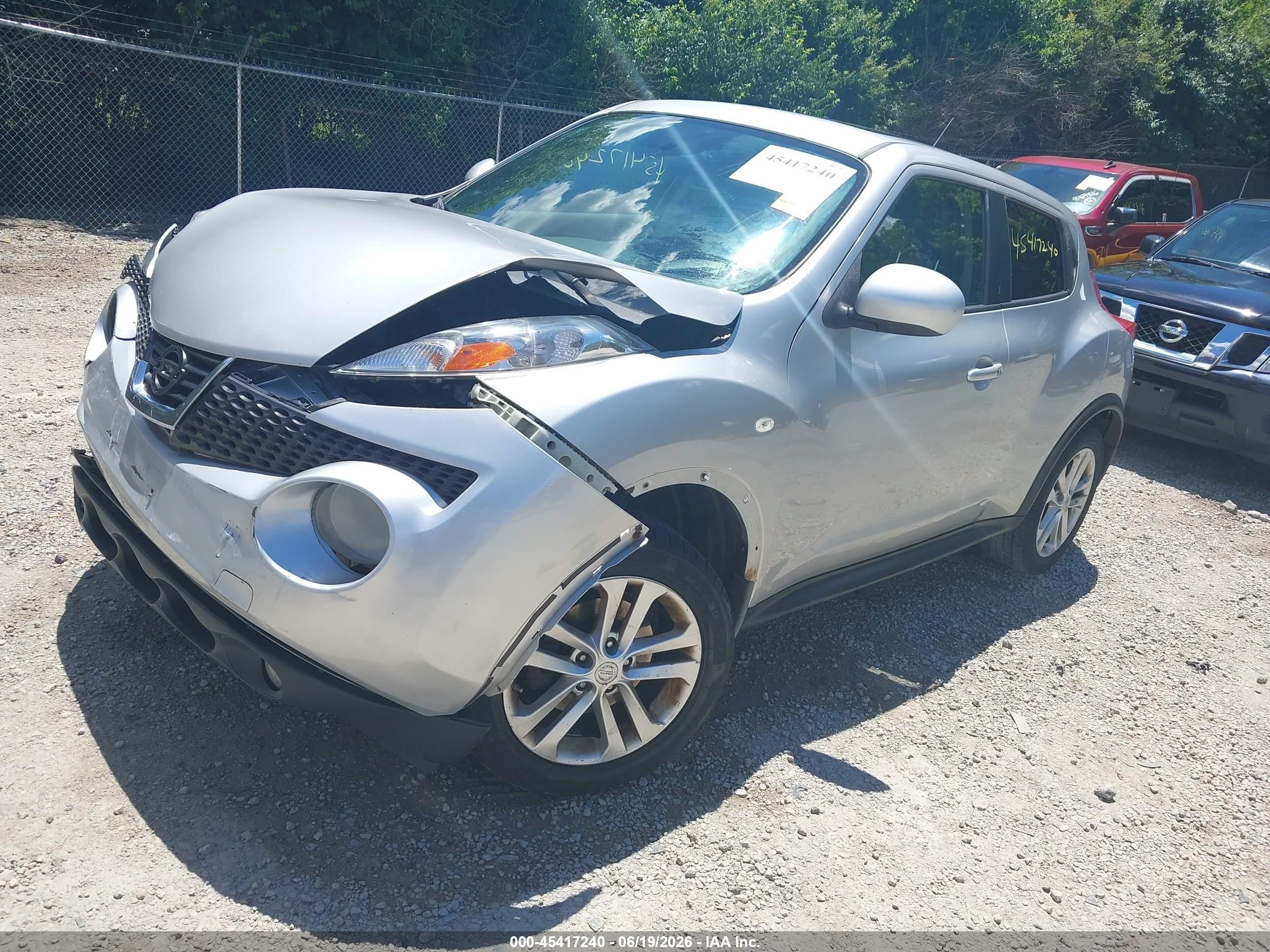 2013 Nissan Juke Sl Silver vin: JN8AF5MV8DT222655