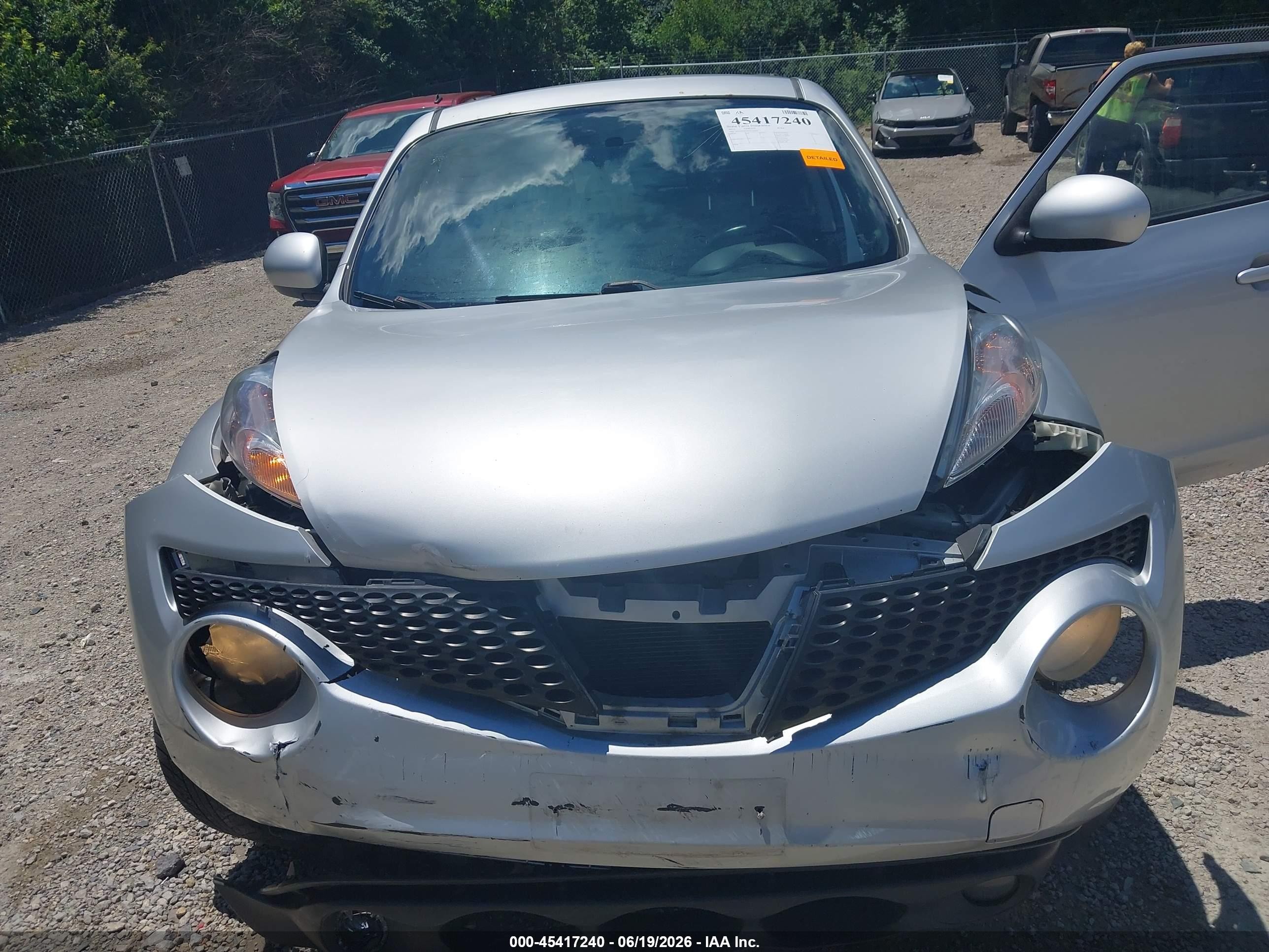 2013 Nissan Juke Sl Silver vin: JN8AF5MV8DT222655