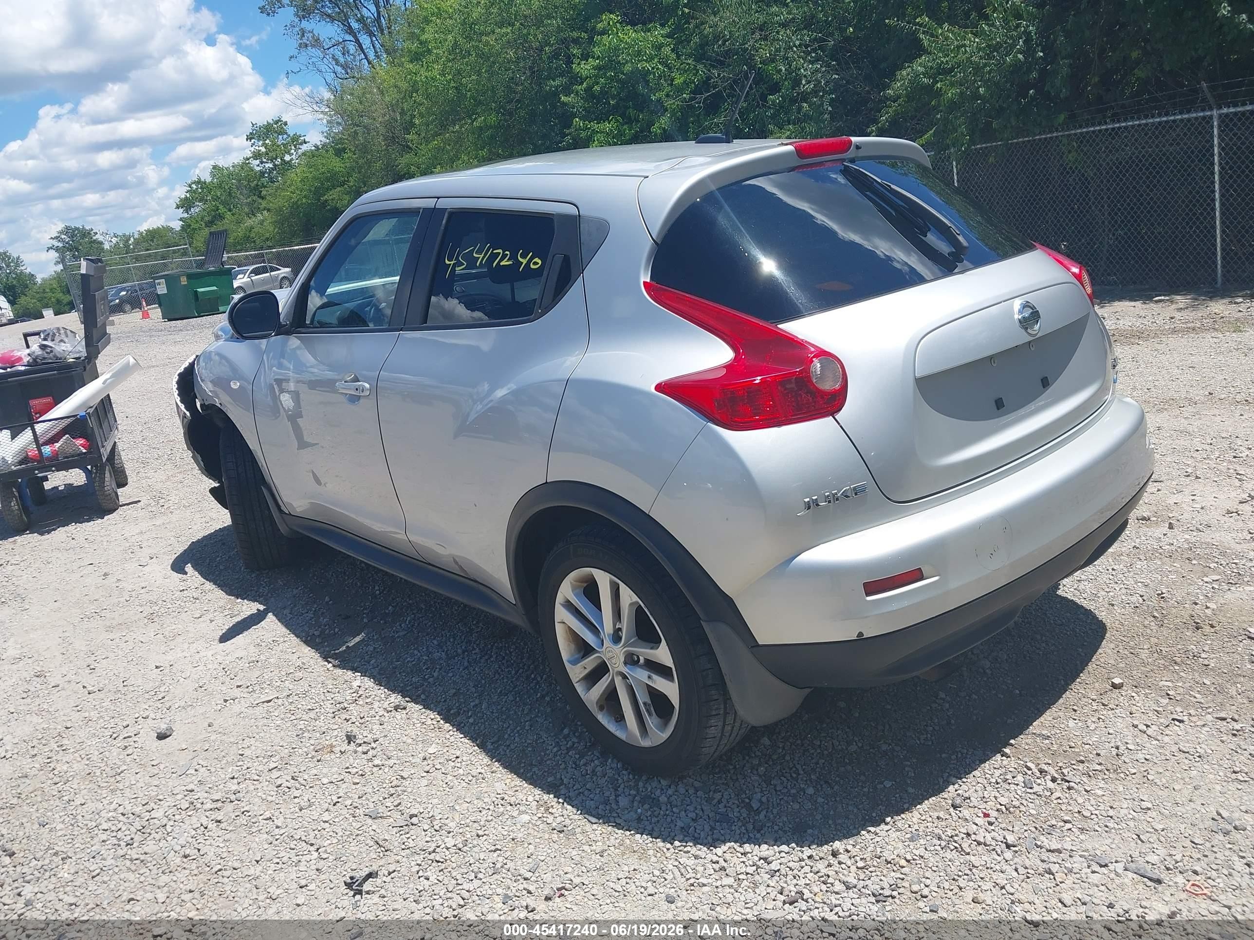 2013 Nissan Juke Sl Silver vin: JN8AF5MV8DT222655
