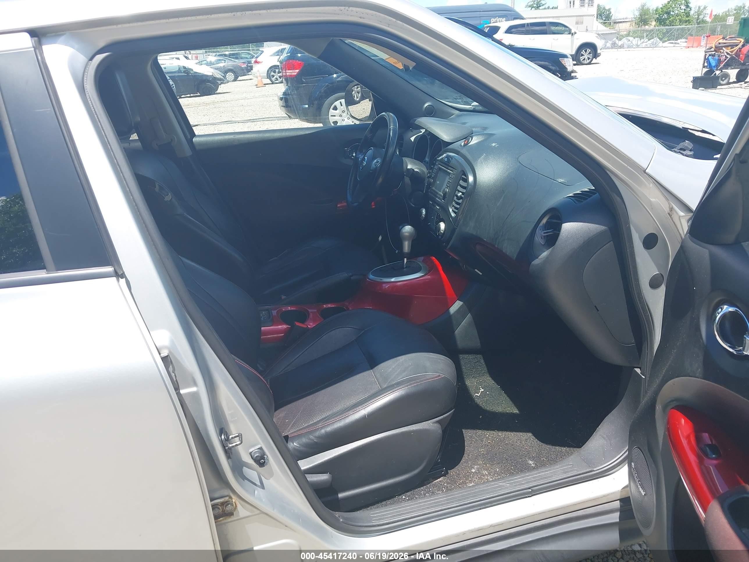 2013 Nissan Juke Sl Silver vin: JN8AF5MV8DT222655