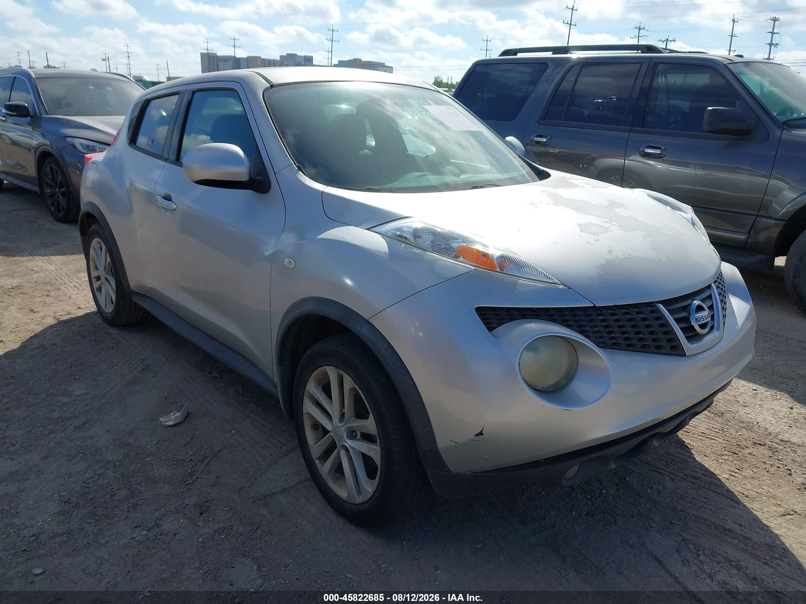 2013 Nissan Juke Nismo/s/sl/sv Silver vin: JN8AF5MV8DT225393