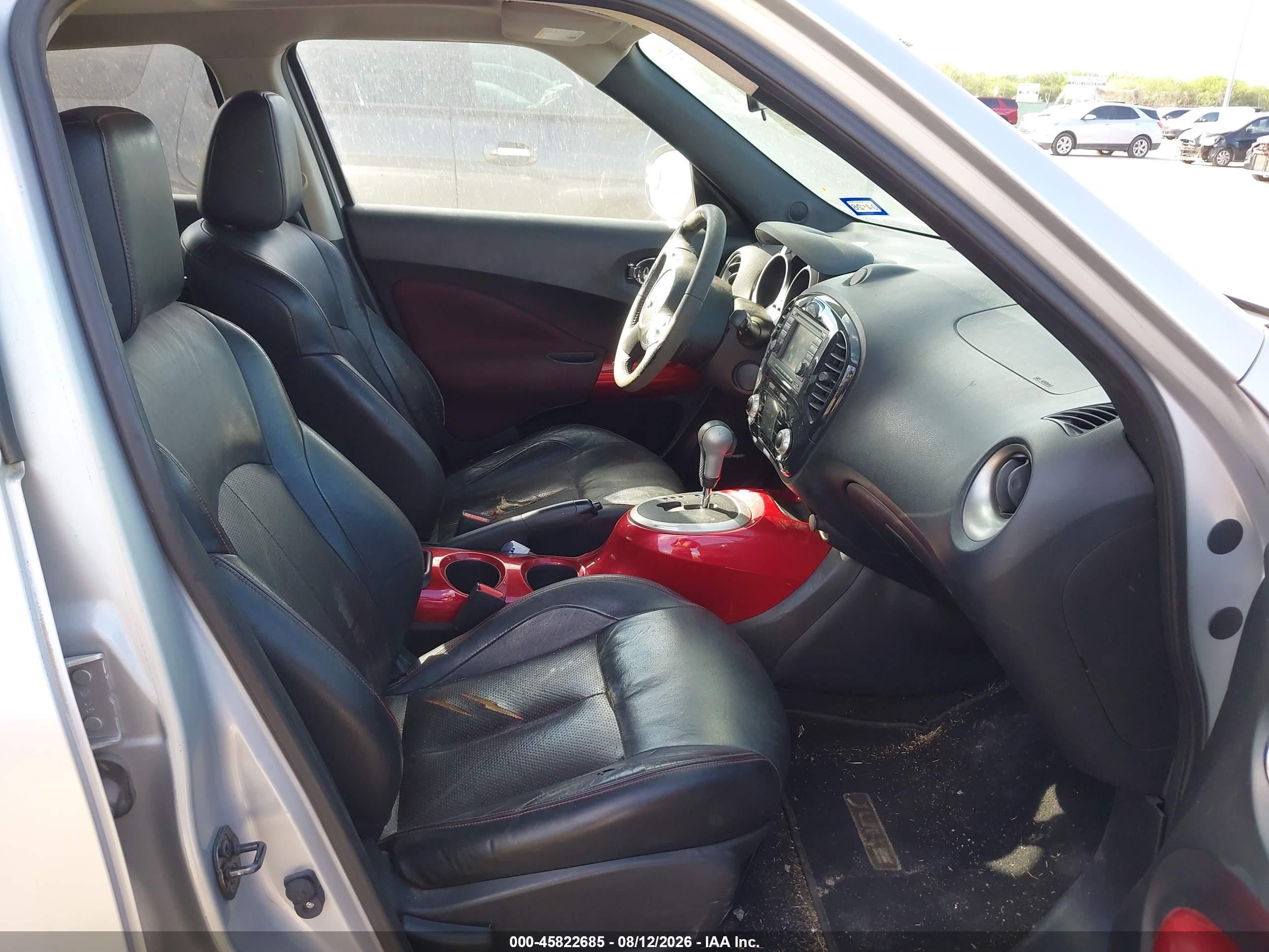 2013 Nissan Juke Nismo/s/sl/sv Silver vin: JN8AF5MV8DT225393