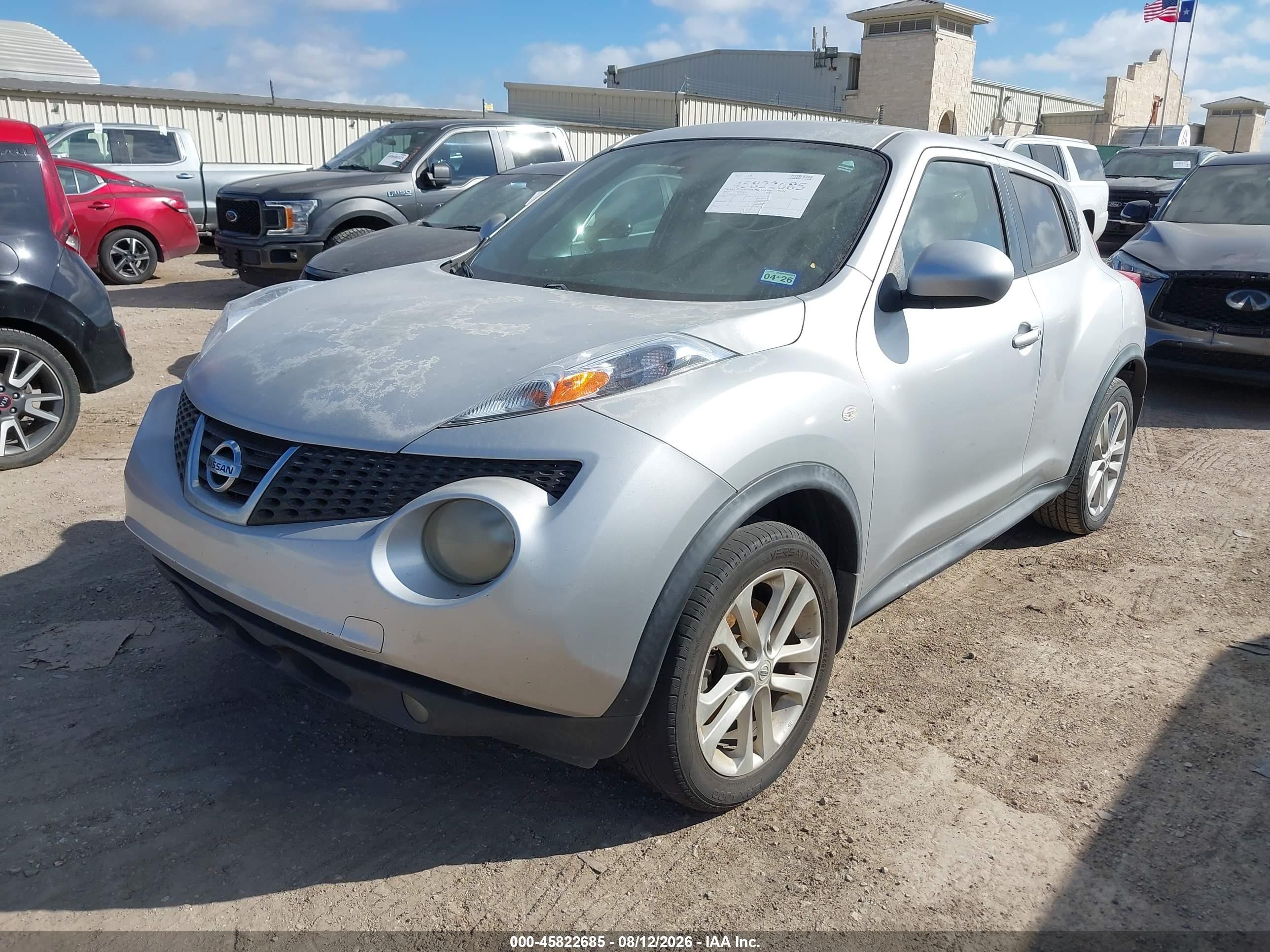 2013 Nissan Juke Nismo/s/sl/sv Silver vin: JN8AF5MV8DT225393