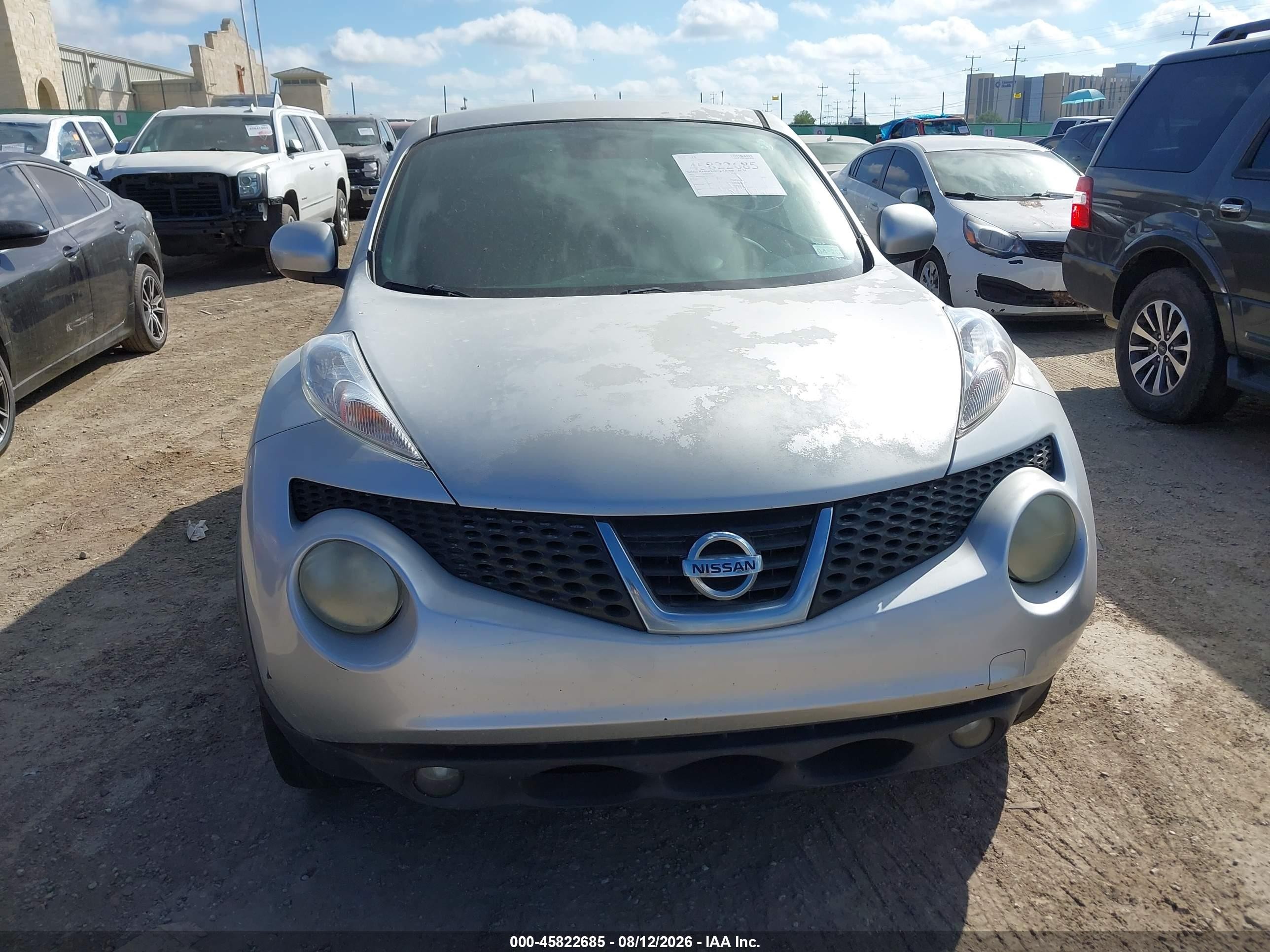 2013 Nissan Juke Nismo/s/sl/sv Silver vin: JN8AF5MV8DT225393