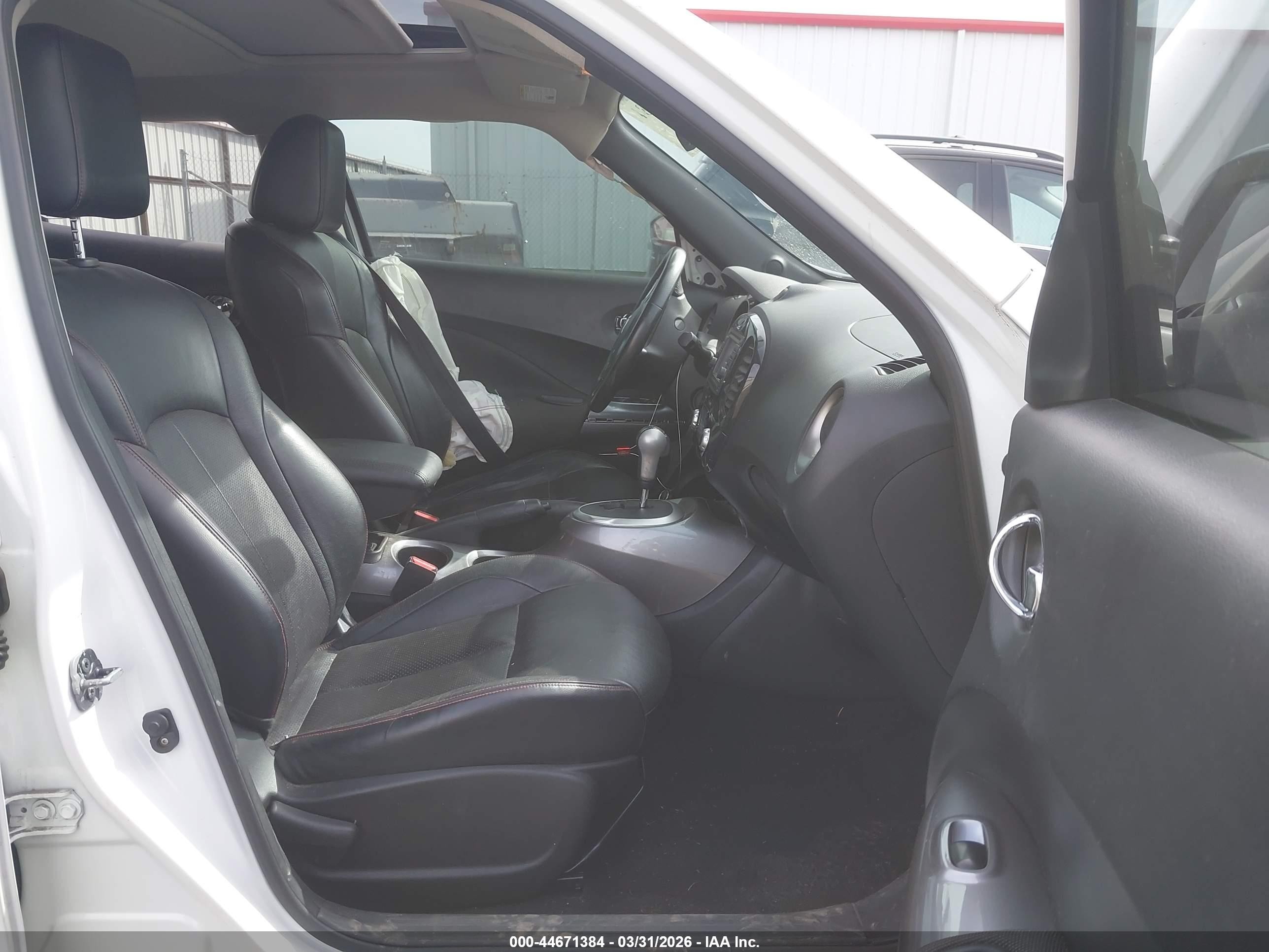 2013 Nissan Juke Sl Белый vin: JN8AF5MV8DT226639