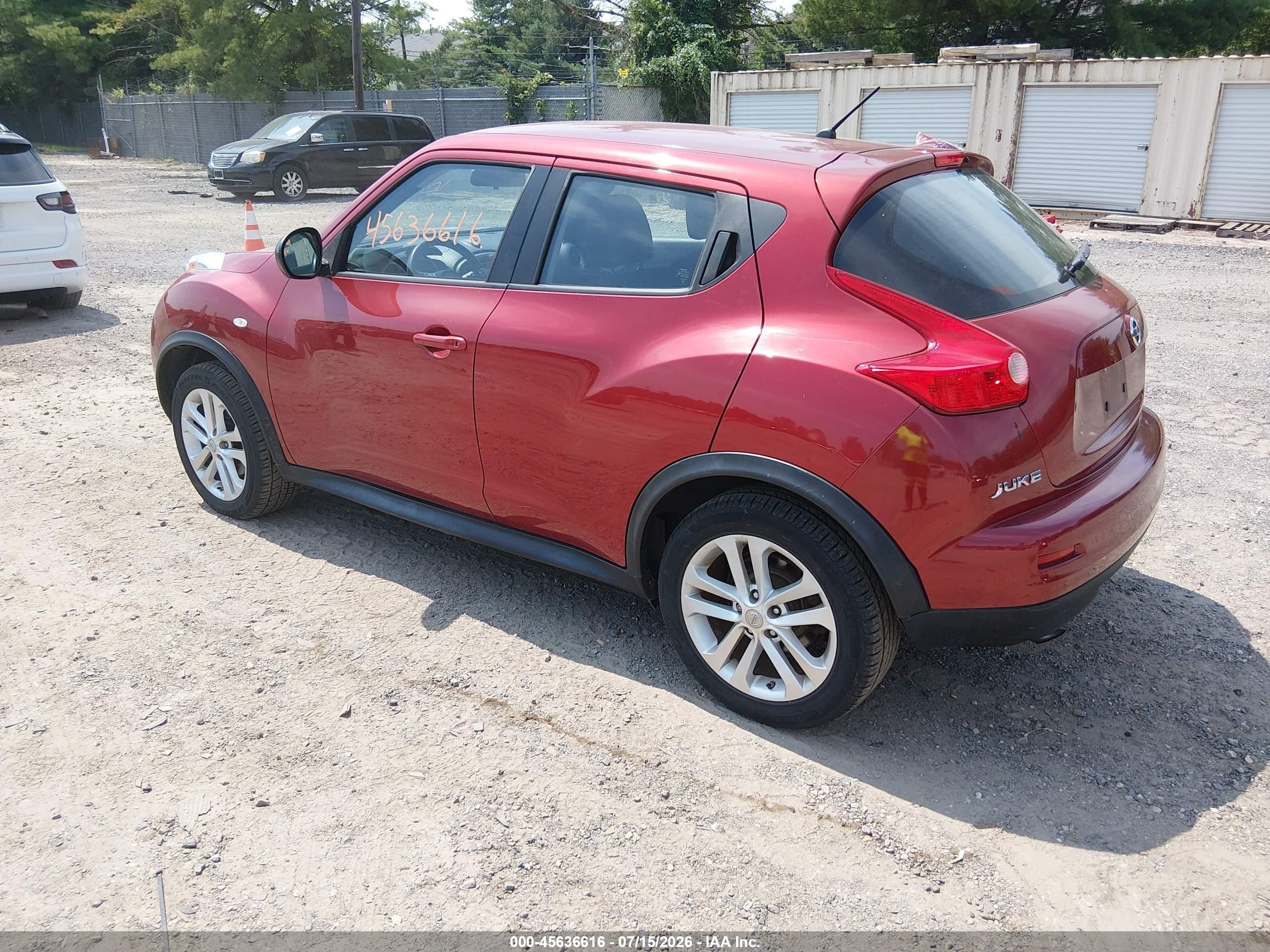 2013 Nissan Juke S Red vin: JN8AF5MV8DT227113