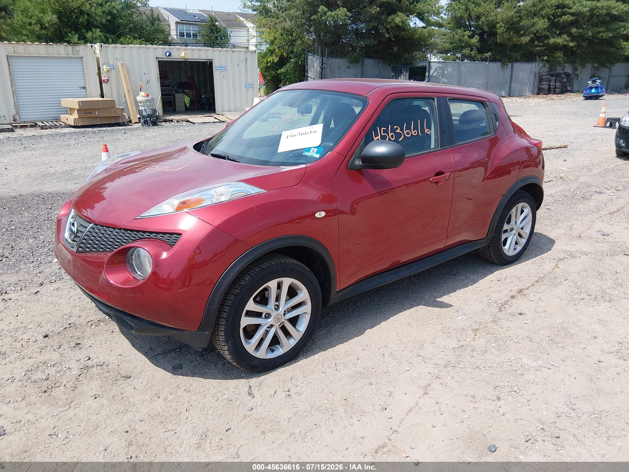 2013 Nissan Juke S Red vin: JN8AF5MV8DT227113