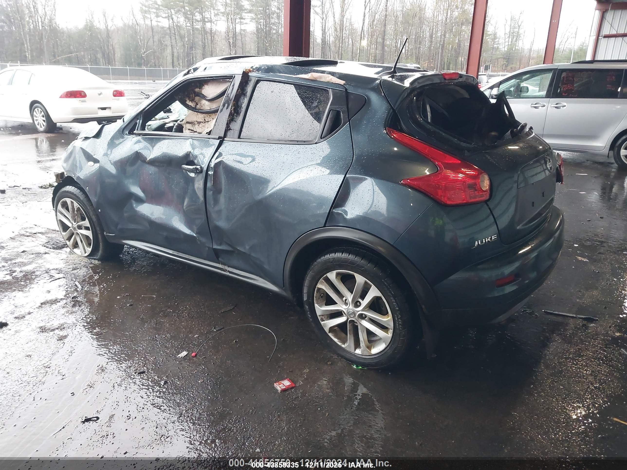 2013 Nissan Juke Sl Серый vin: JN8AF5MV8DT228214