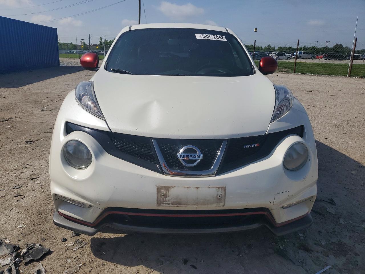 2013 Nissan Juke S White vin: JN8AF5MV8DT228407