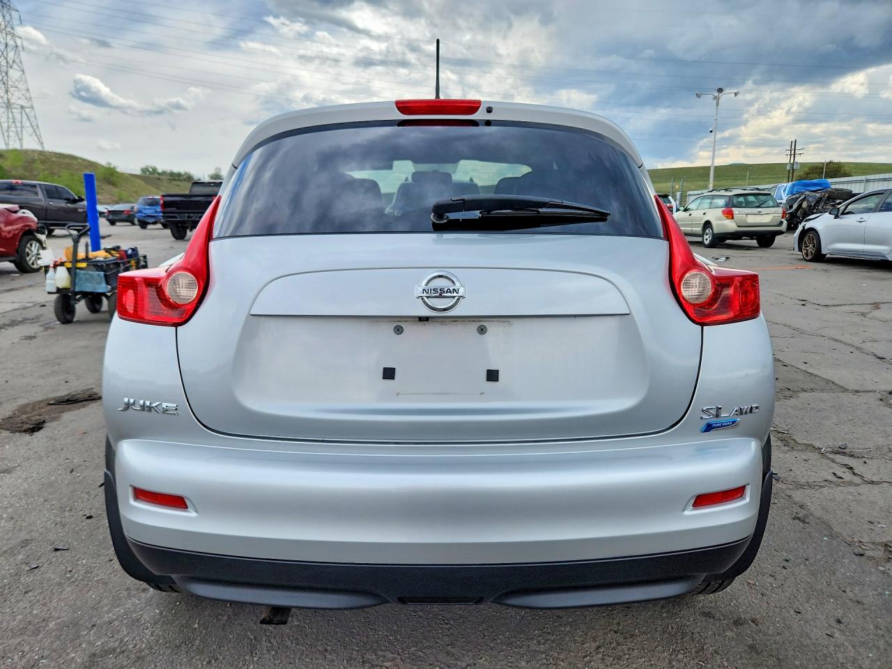 2014 Nissan Juke Sl Silver vin: JN8AF5MV8ET356633