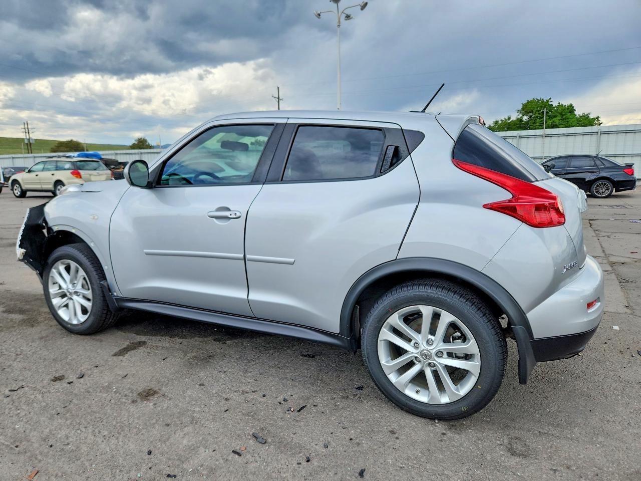 2014 Nissan Juke Sl Silver vin: JN8AF5MV8ET356633