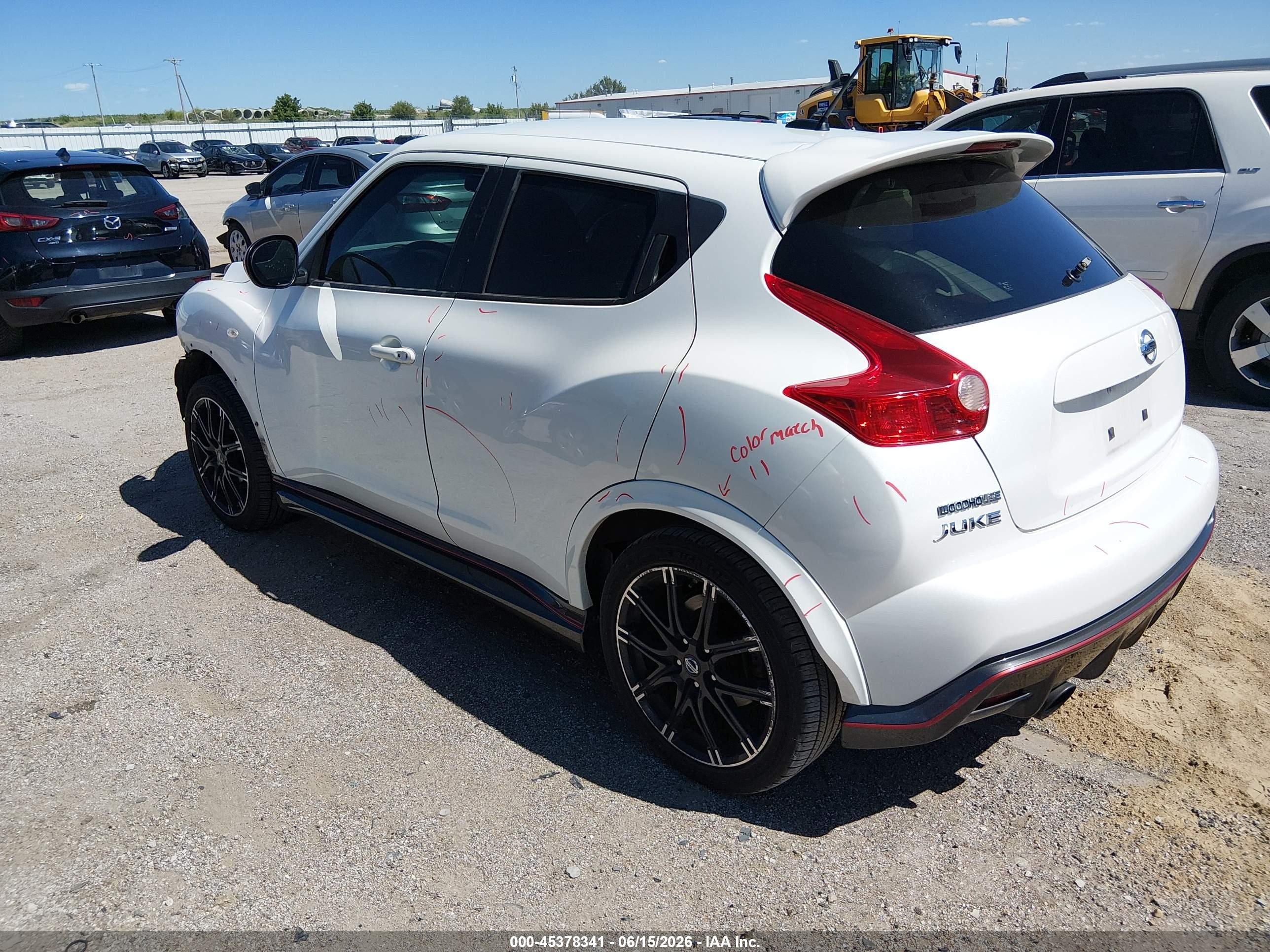 2014 Nissan Juke Nismo White vin: JN8AF5MV8ET364974