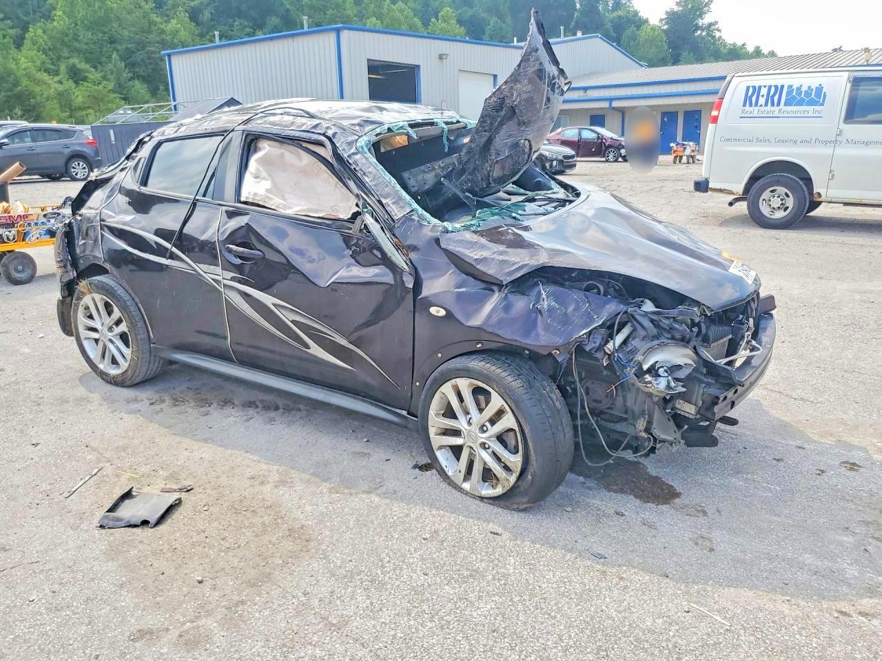 2014 Nissan Juke S Black vin: JN8AF5MV8ET480871