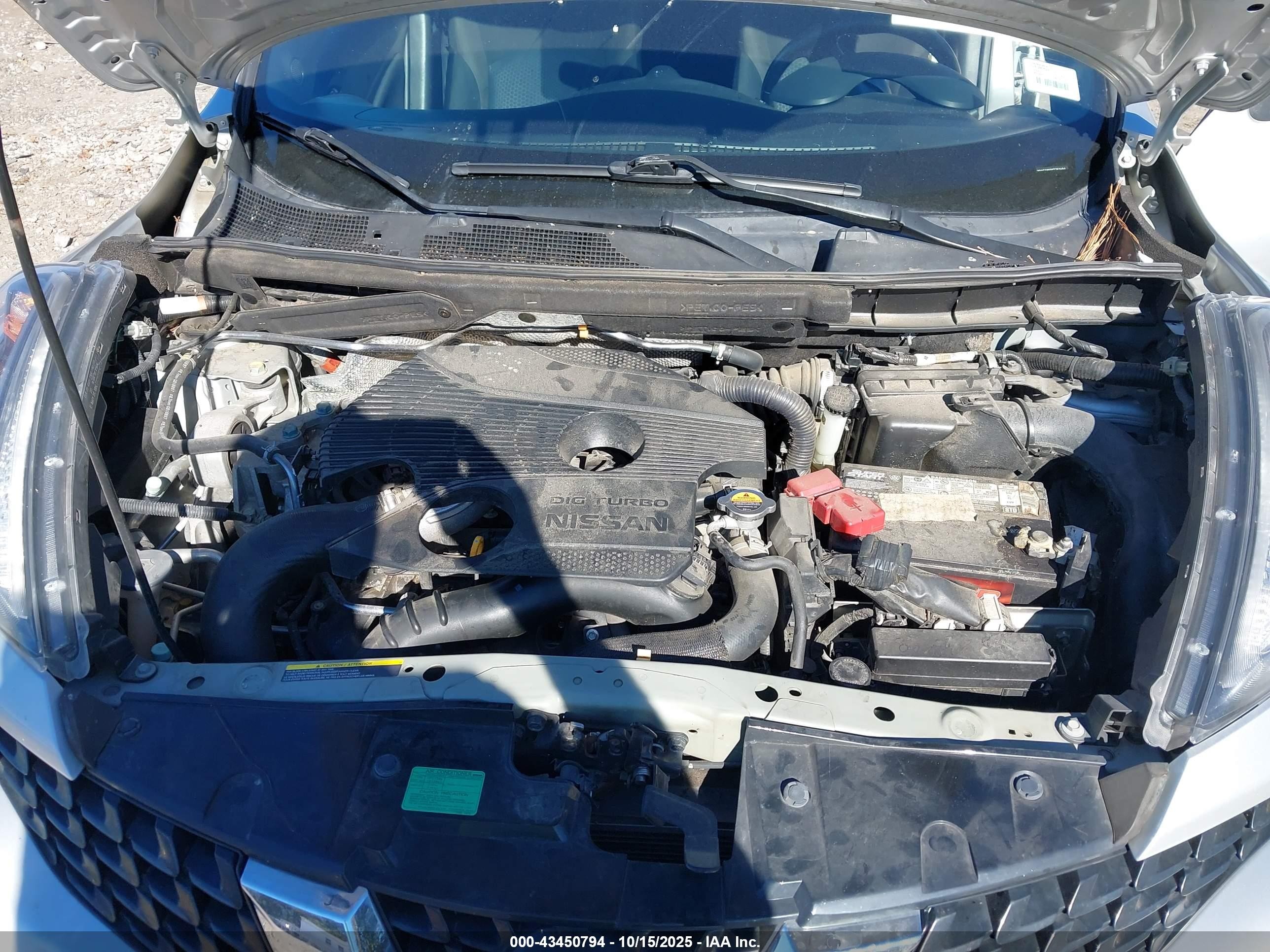 2017 Nissan Juke Sv Silver vin: JN8AF5MV8HT752694