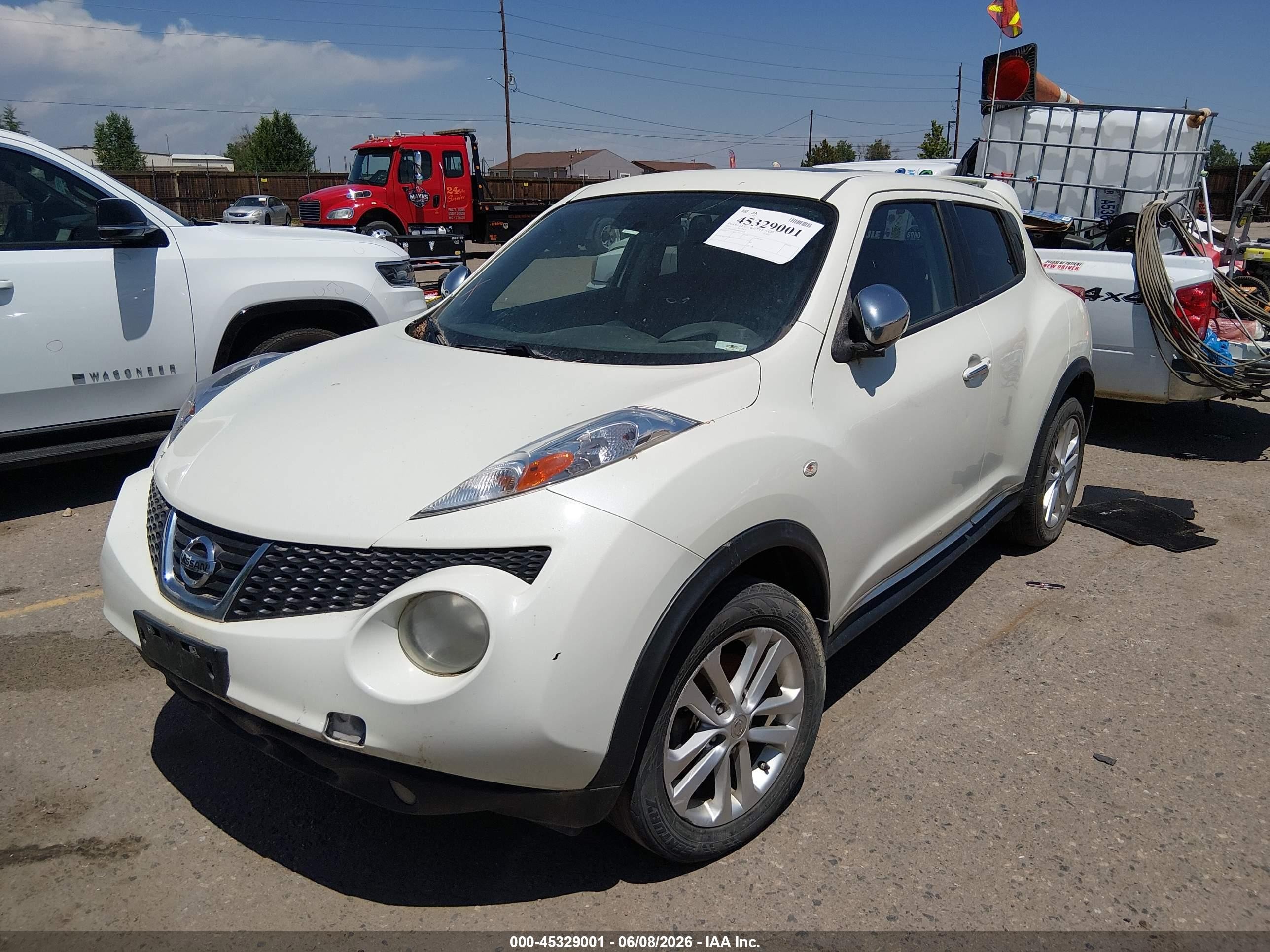 2011 Nissan Juke Sl Белый vin: JN8AF5MV9BT015124