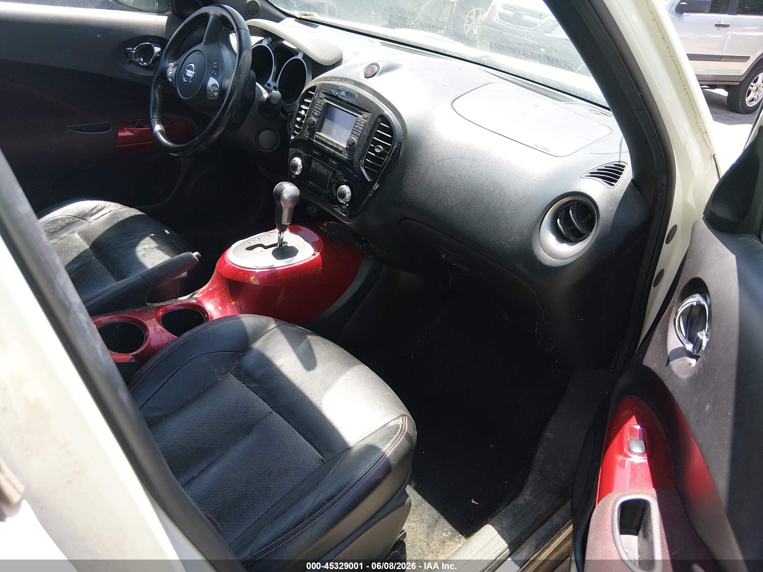 2011 Nissan Juke Sl Белый vin: JN8AF5MV9BT015124