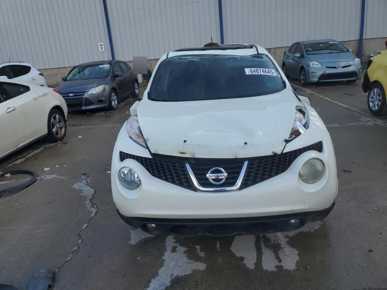 2011 Nissan Juke S Белый vin: JN8AF5MV9BT021876