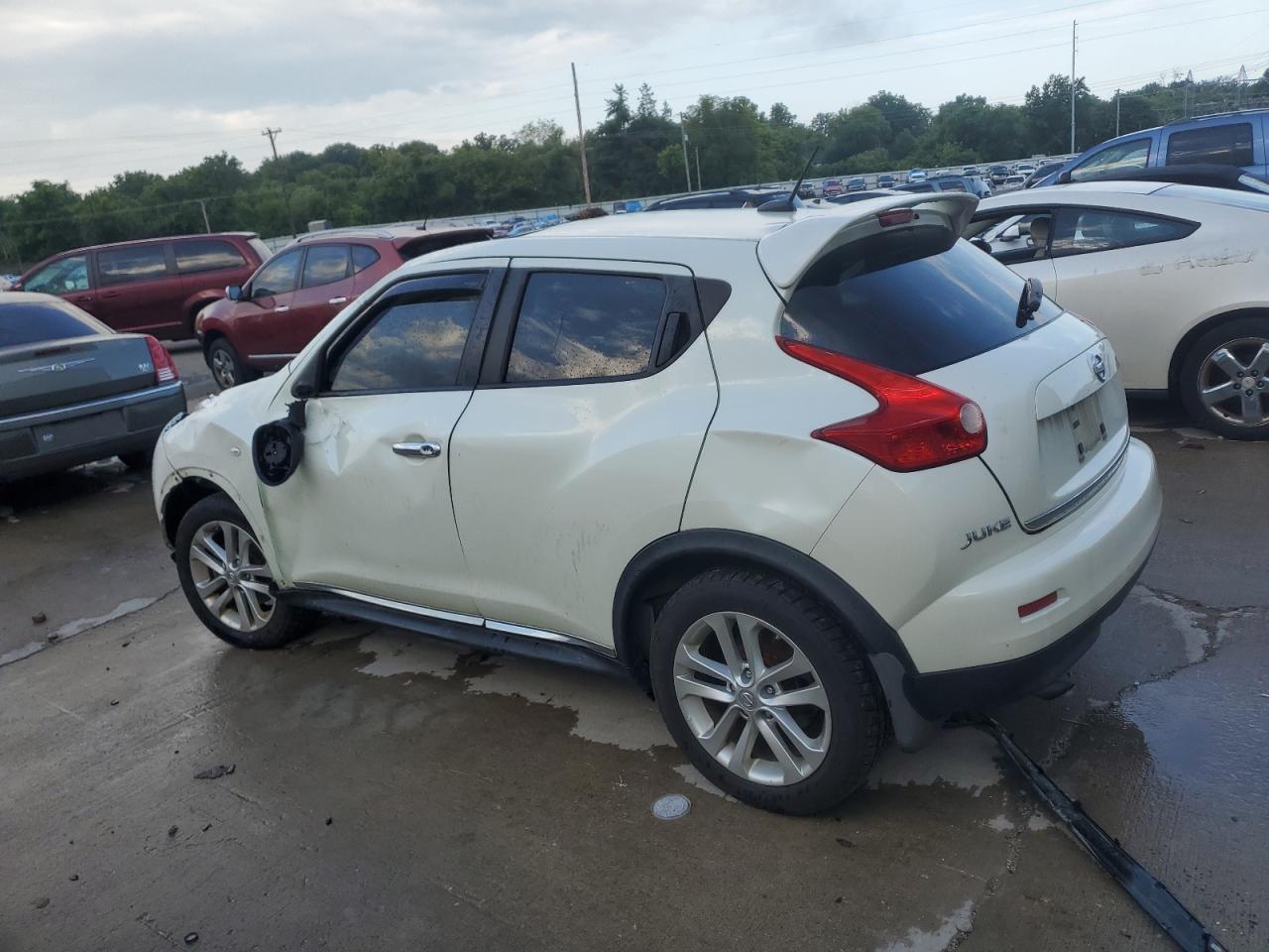 2011 Nissan Juke S Белый vin: JN8AF5MV9BT021876