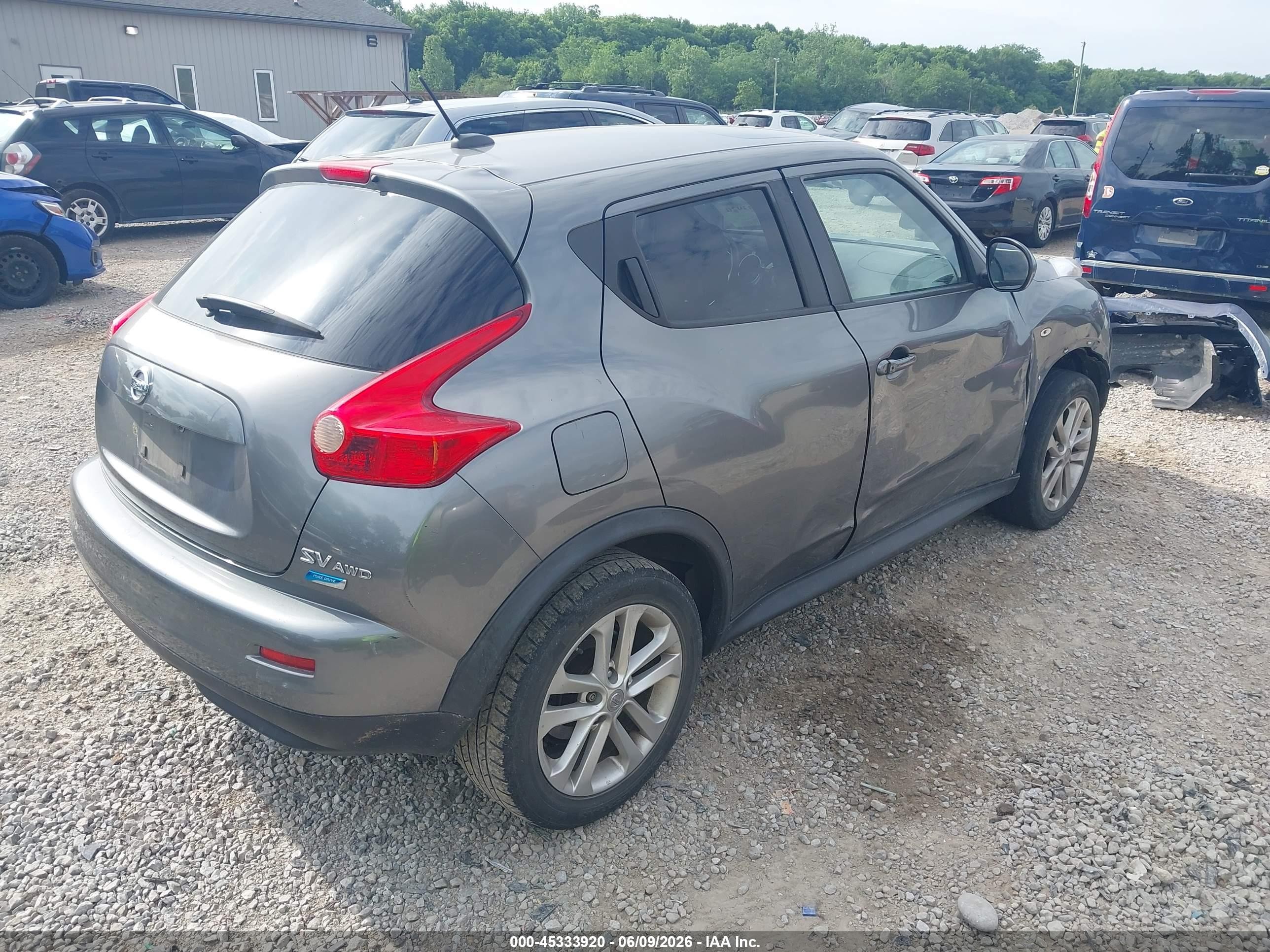 2012 Nissan Juke Sv Black vin: JN8AF5MV9CT106850