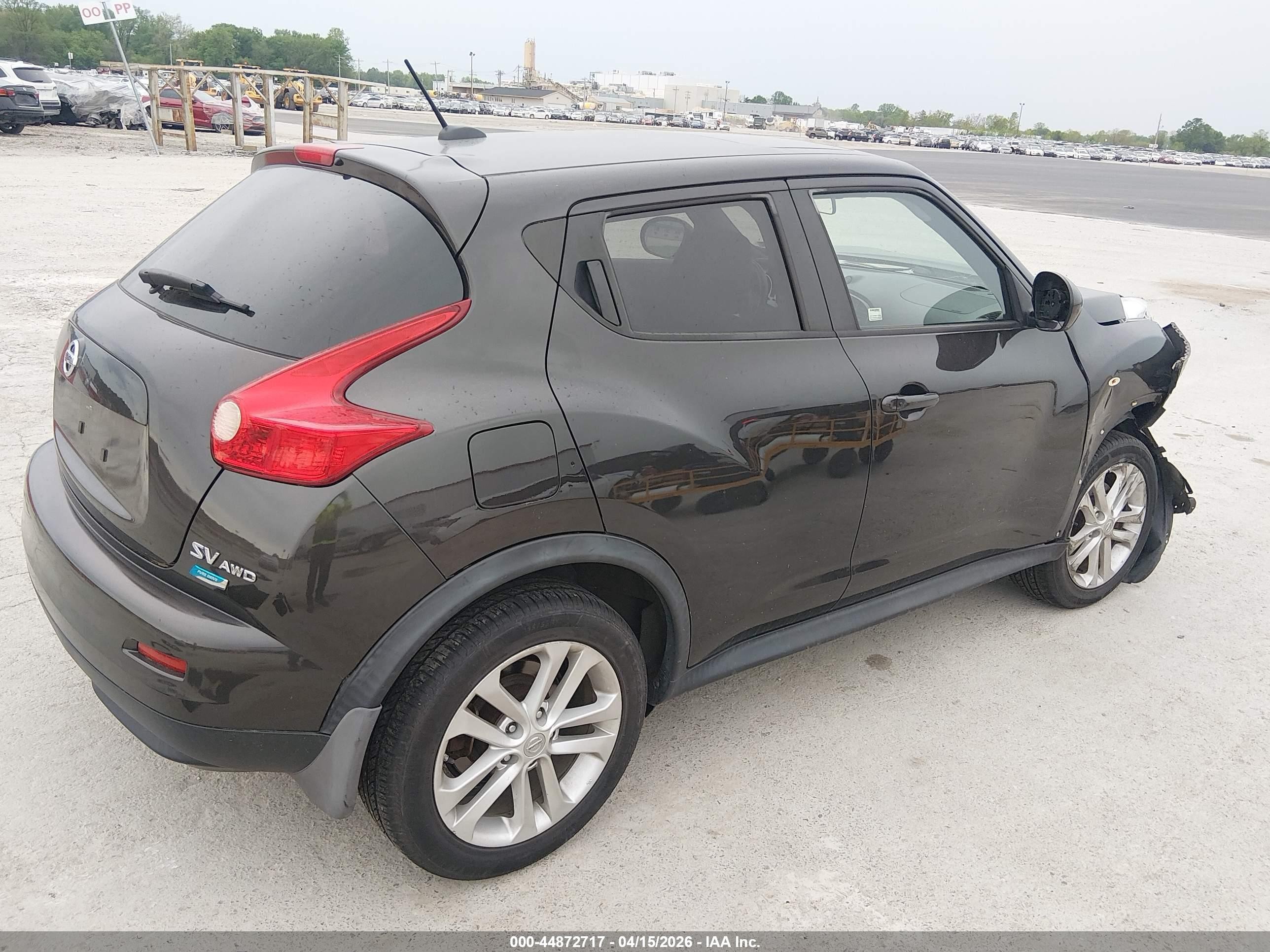 2012 Nissan Juke Sv Black vin: JN8AF5MV9CT107609