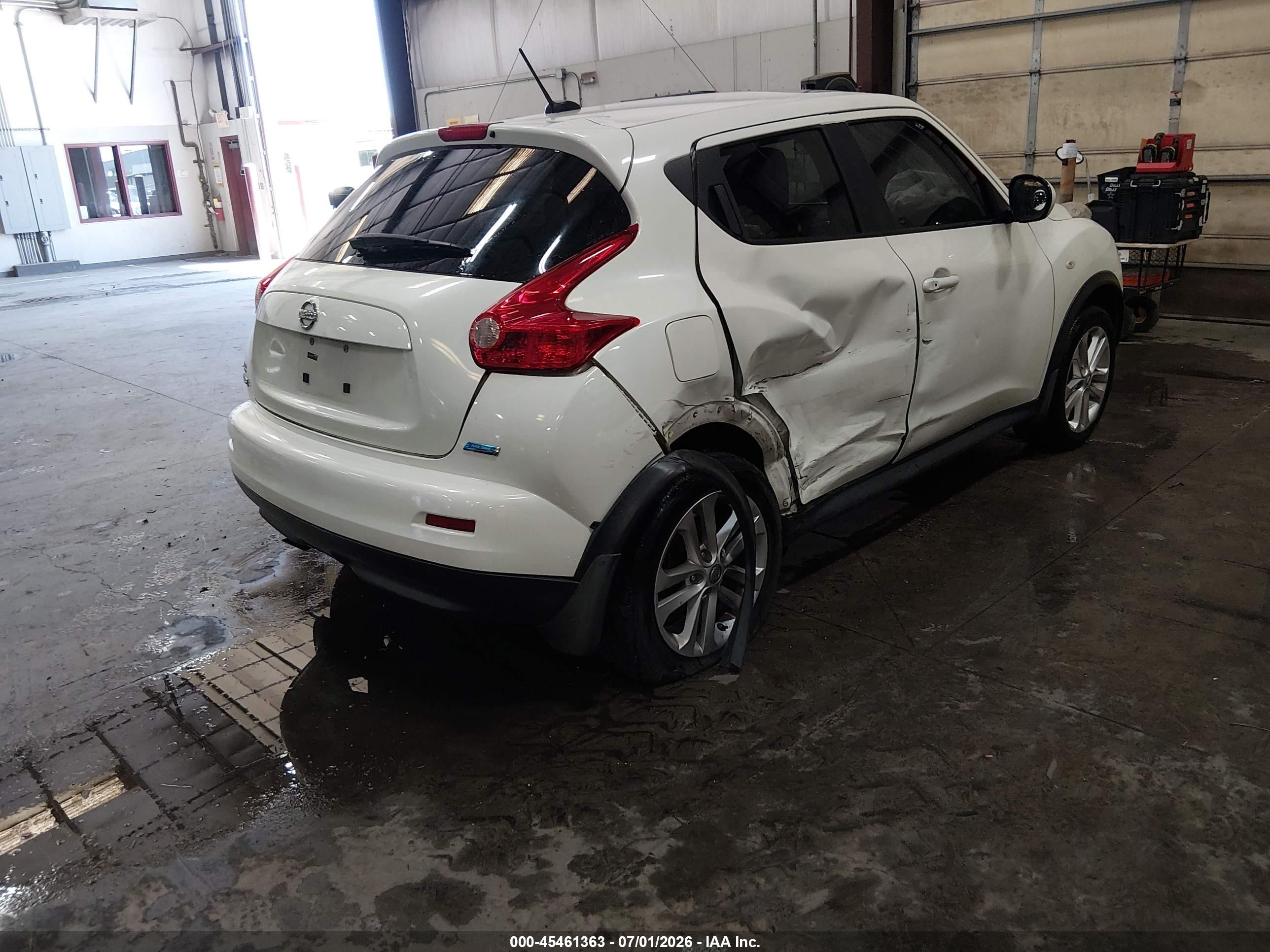 2012 Nissan Juke Sv Белый vin: JN8AF5MV9CT118108