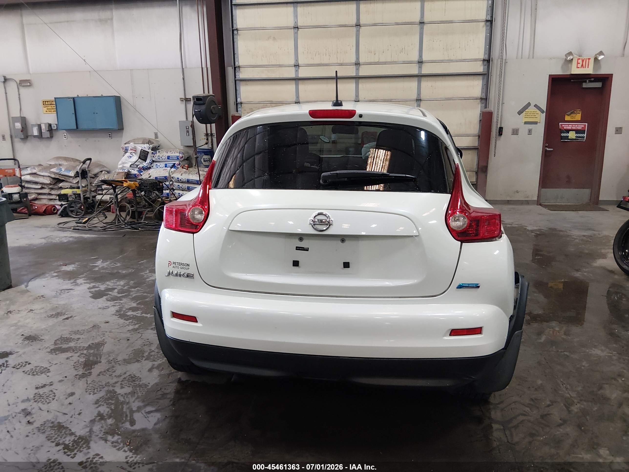 2012 Nissan Juke Sv Белый vin: JN8AF5MV9CT118108
