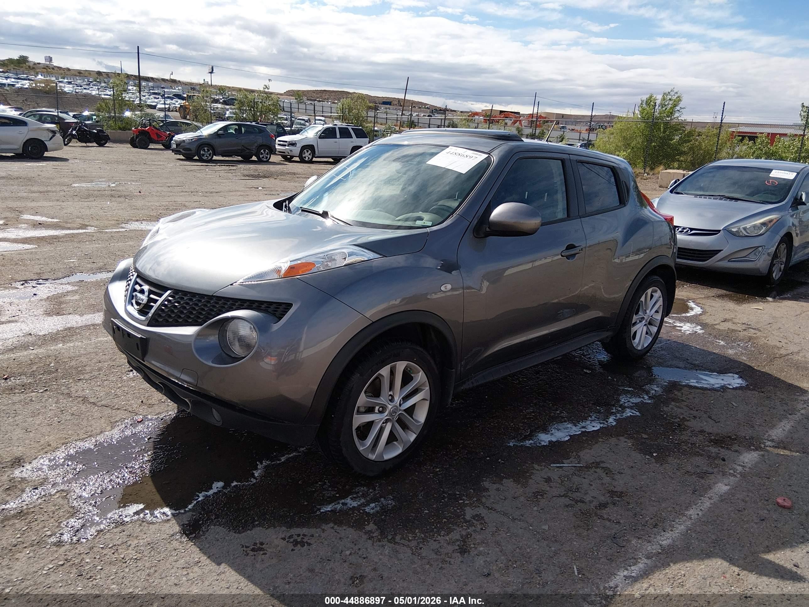 2013 Nissan Juke Sl Gray vin: JN8AF5MV9DT205718