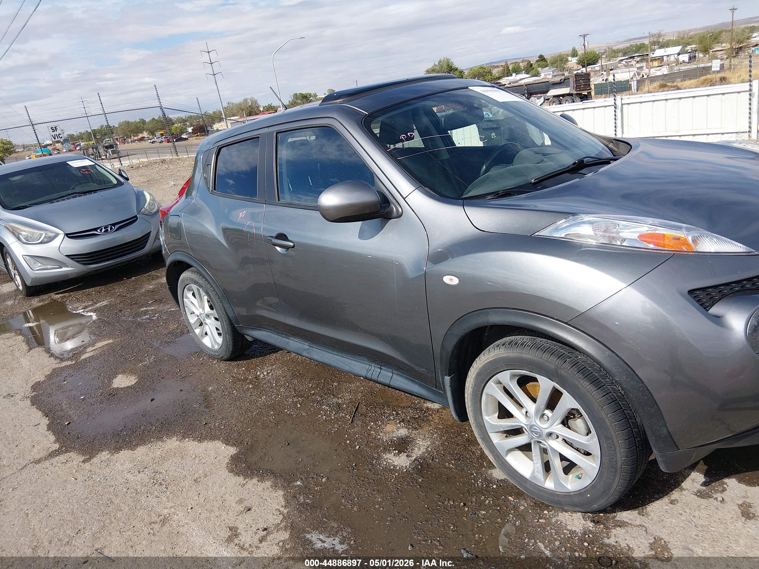 2013 Nissan Juke Sl Gray vin: JN8AF5MV9DT205718
