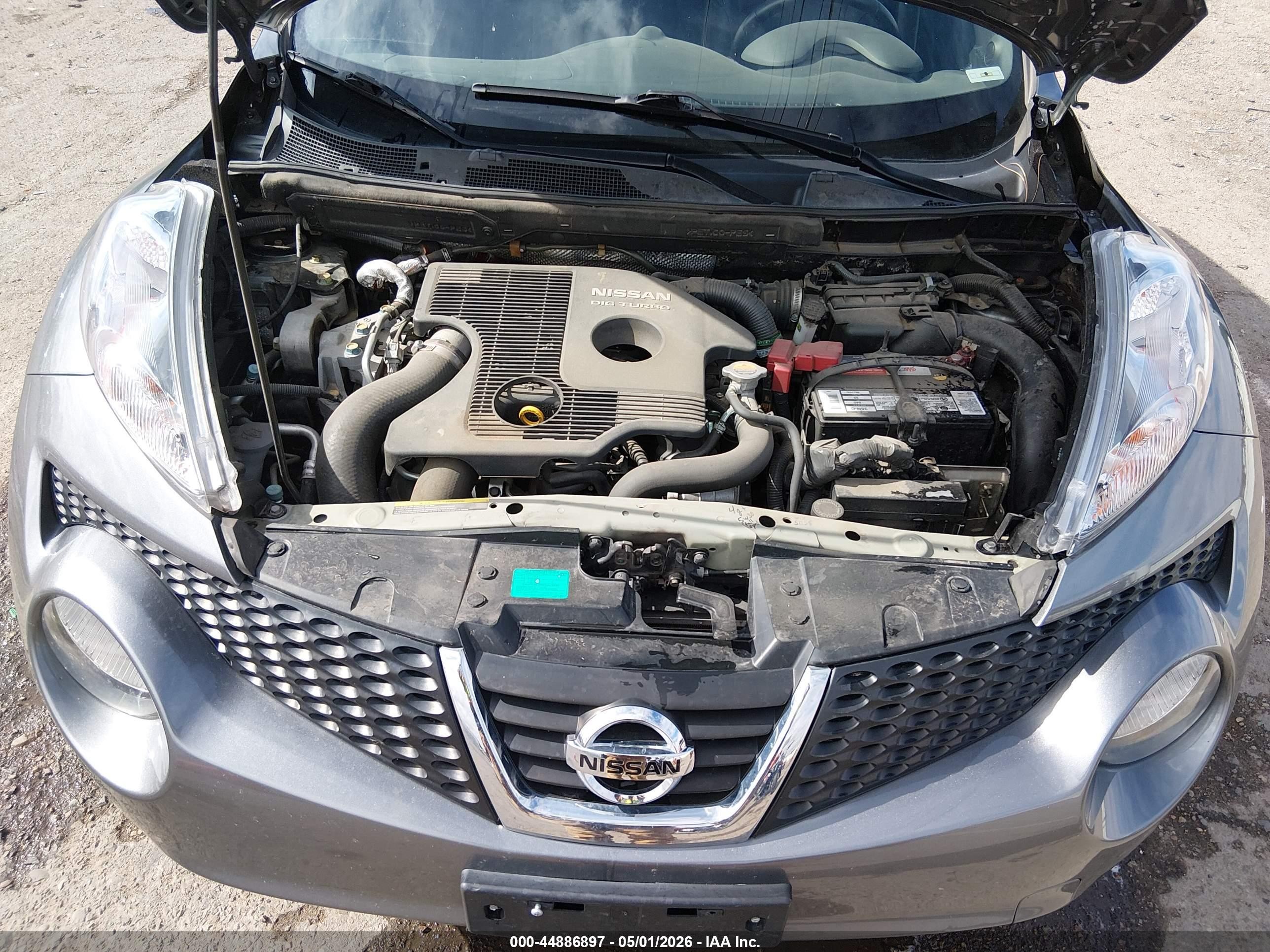 2013 Nissan Juke Sl Gray vin: JN8AF5MV9DT205718
