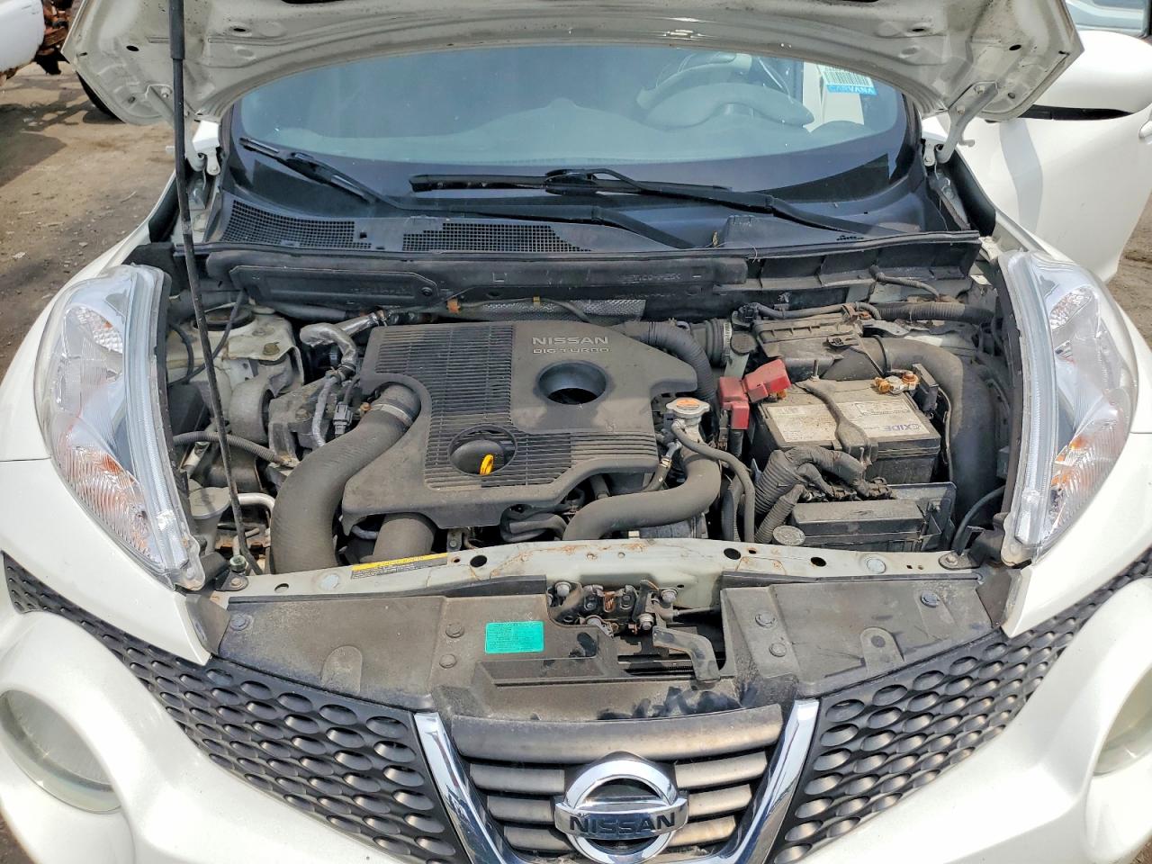 2013 Nissan Juke S White vin: JN8AF5MV9DT212457