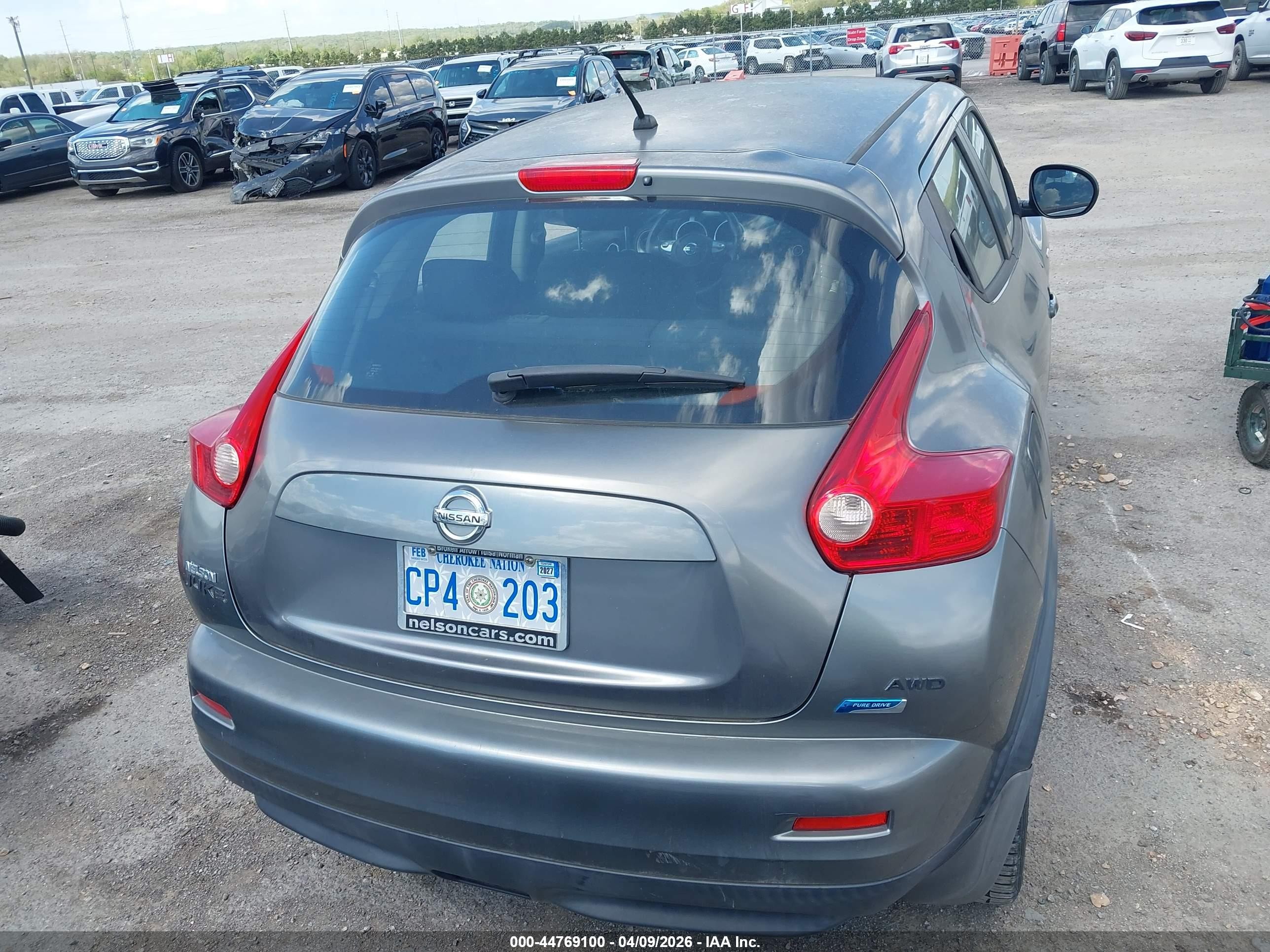 2013 Nissan Juke S Gray vin: JN8AF5MV9DT213561