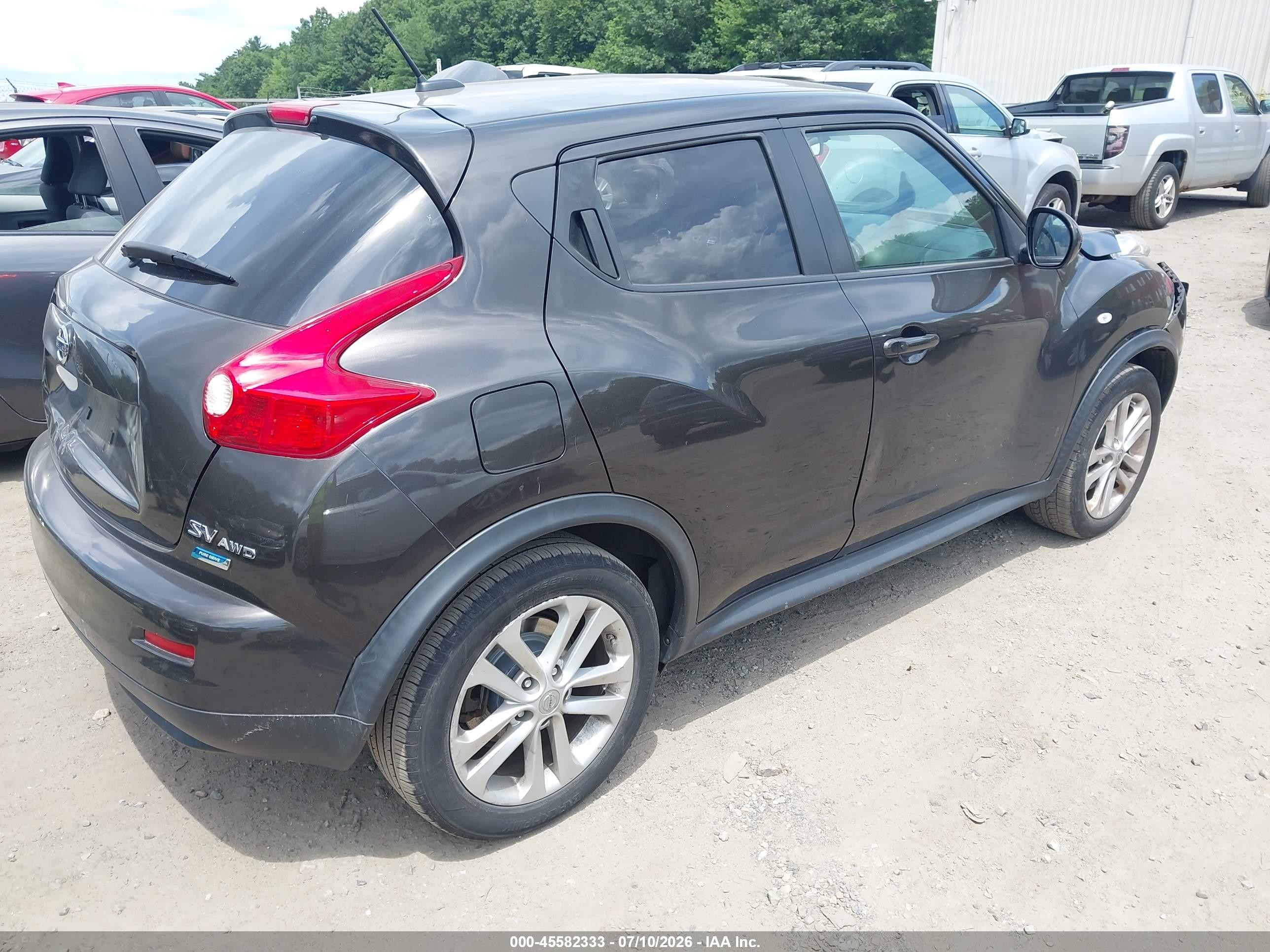 2013 Nissan Juke Sv Black vin: JN8AF5MV9DT227976