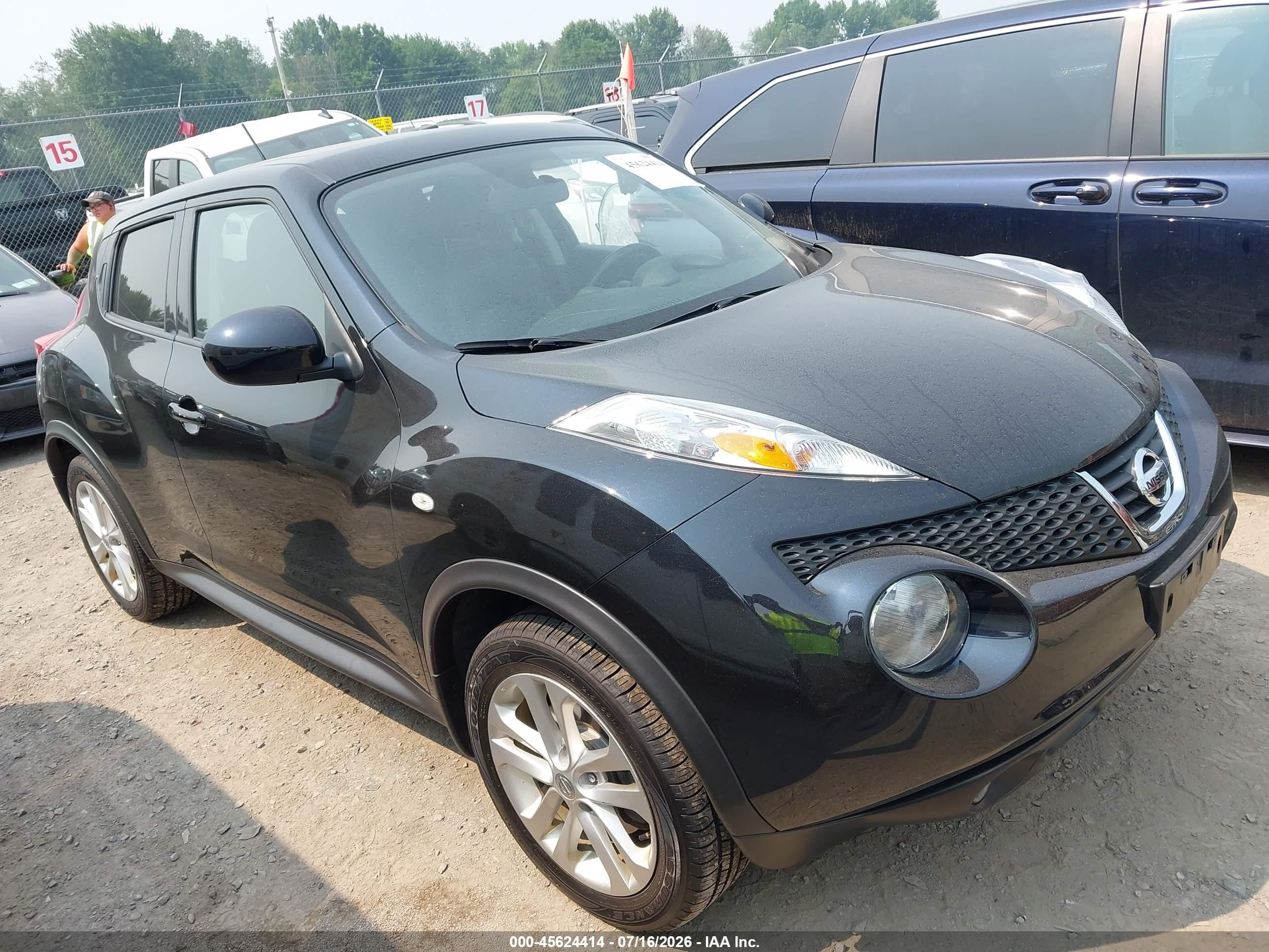 2014 Nissan Juke Sl Black vin: JN8AF5MV9ET356107