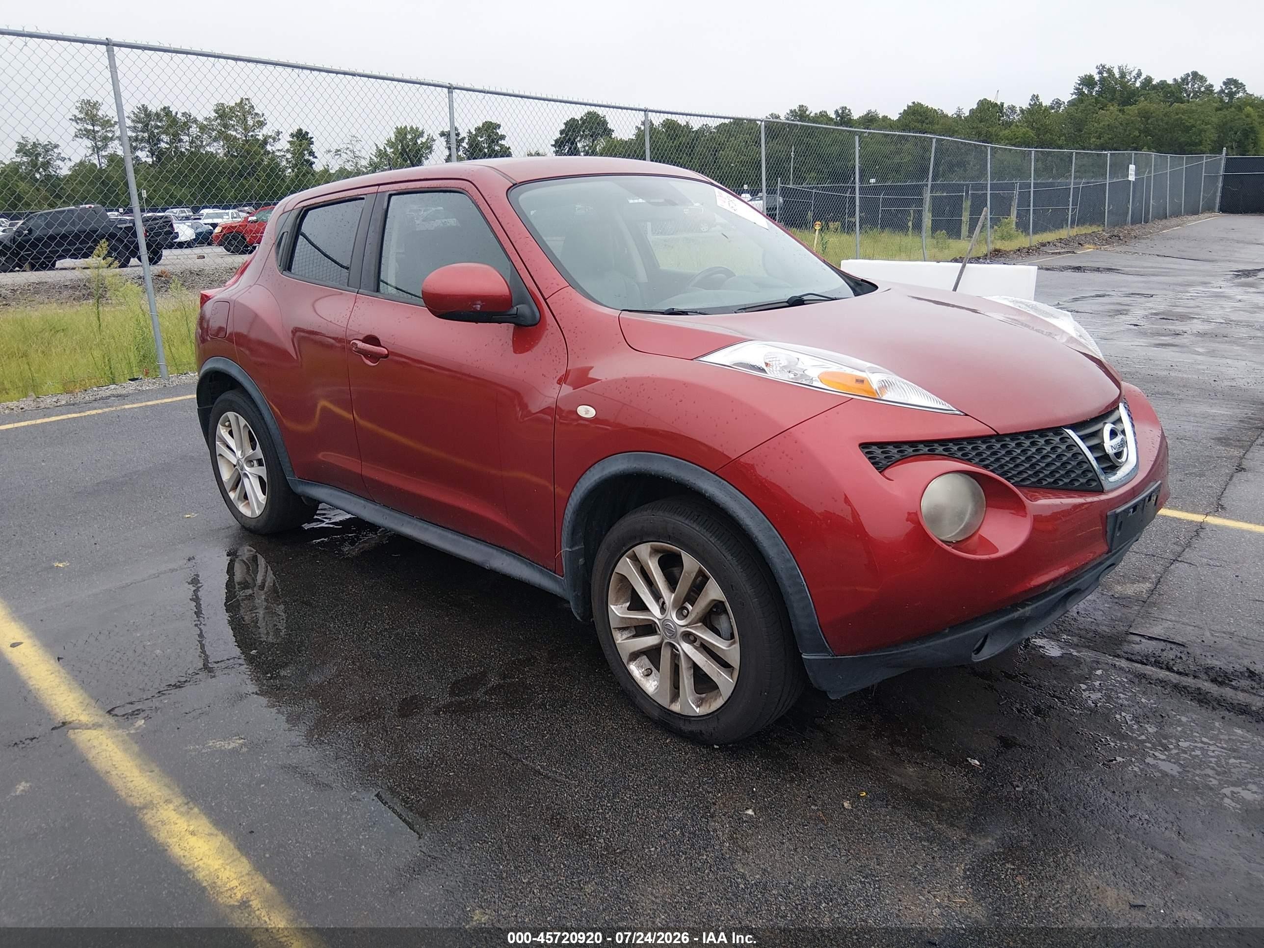 2014 Nissan Juke Sl Red vin: JN8AF5MV9ET356432