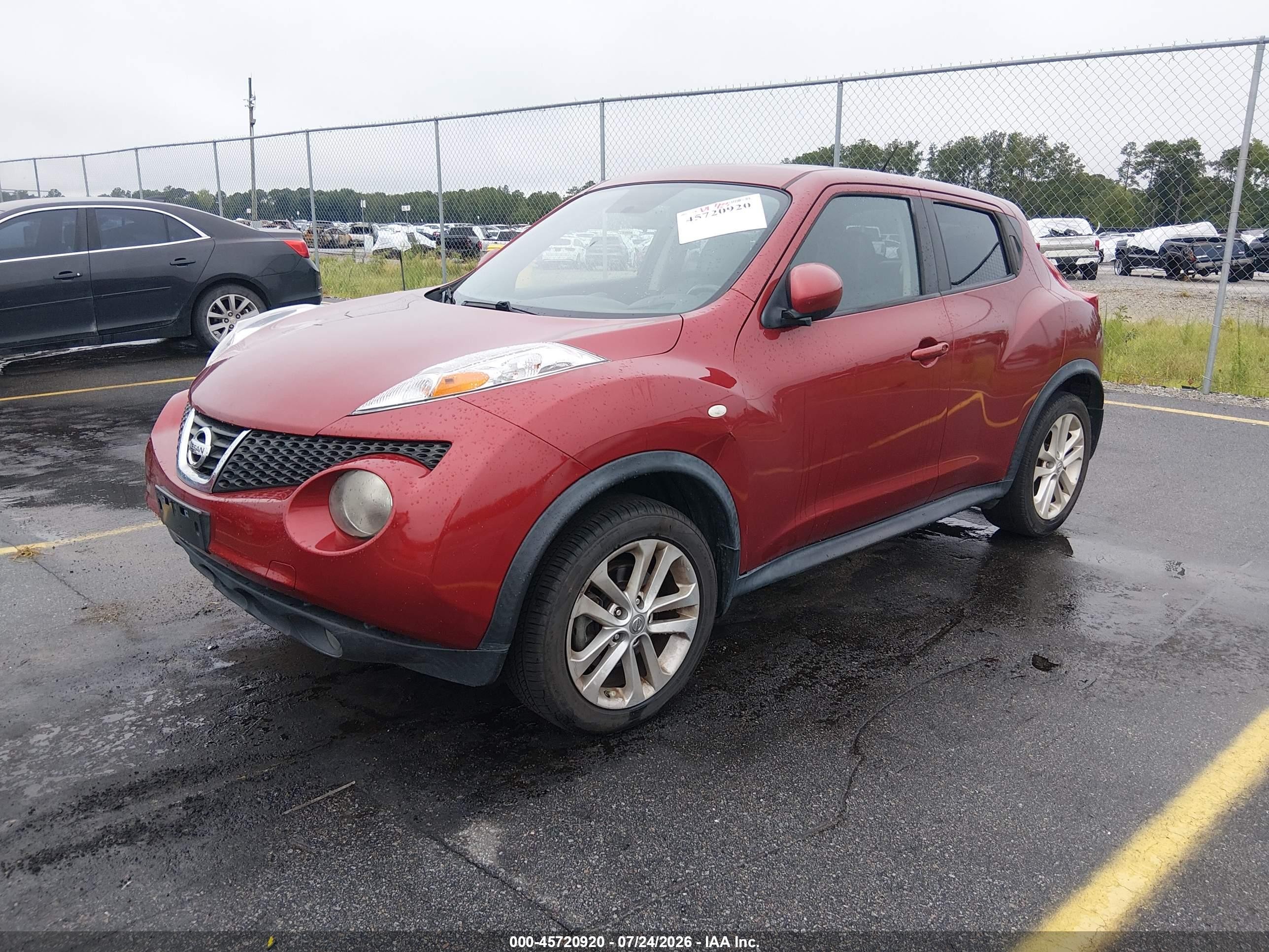 2014 Nissan Juke Sl Красный vin: JN8AF5MV9ET356432