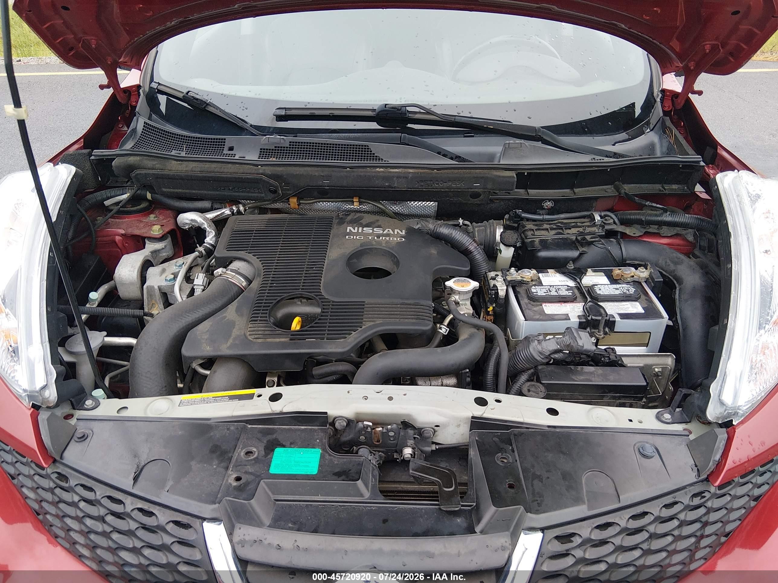 2014 Nissan Juke Sl Красный vin: JN8AF5MV9ET356432