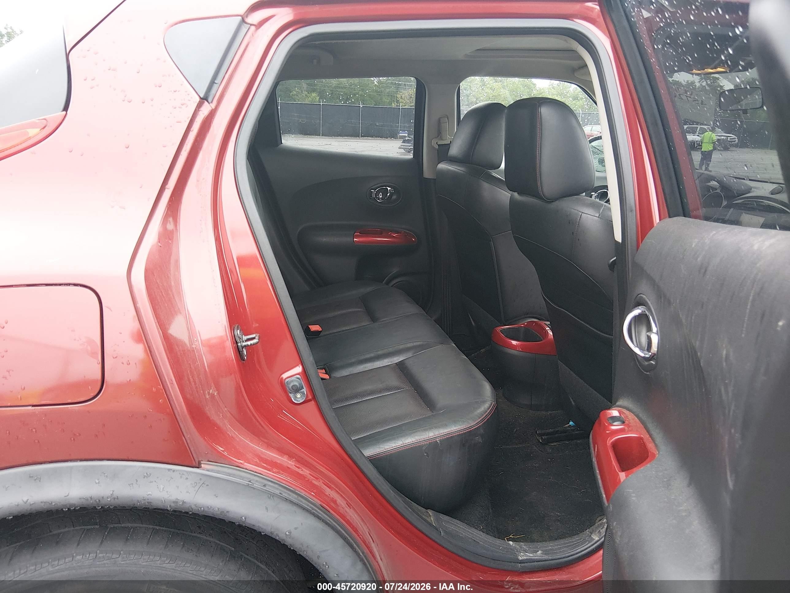 2014 Nissan Juke Sl Красный vin: JN8AF5MV9ET356432