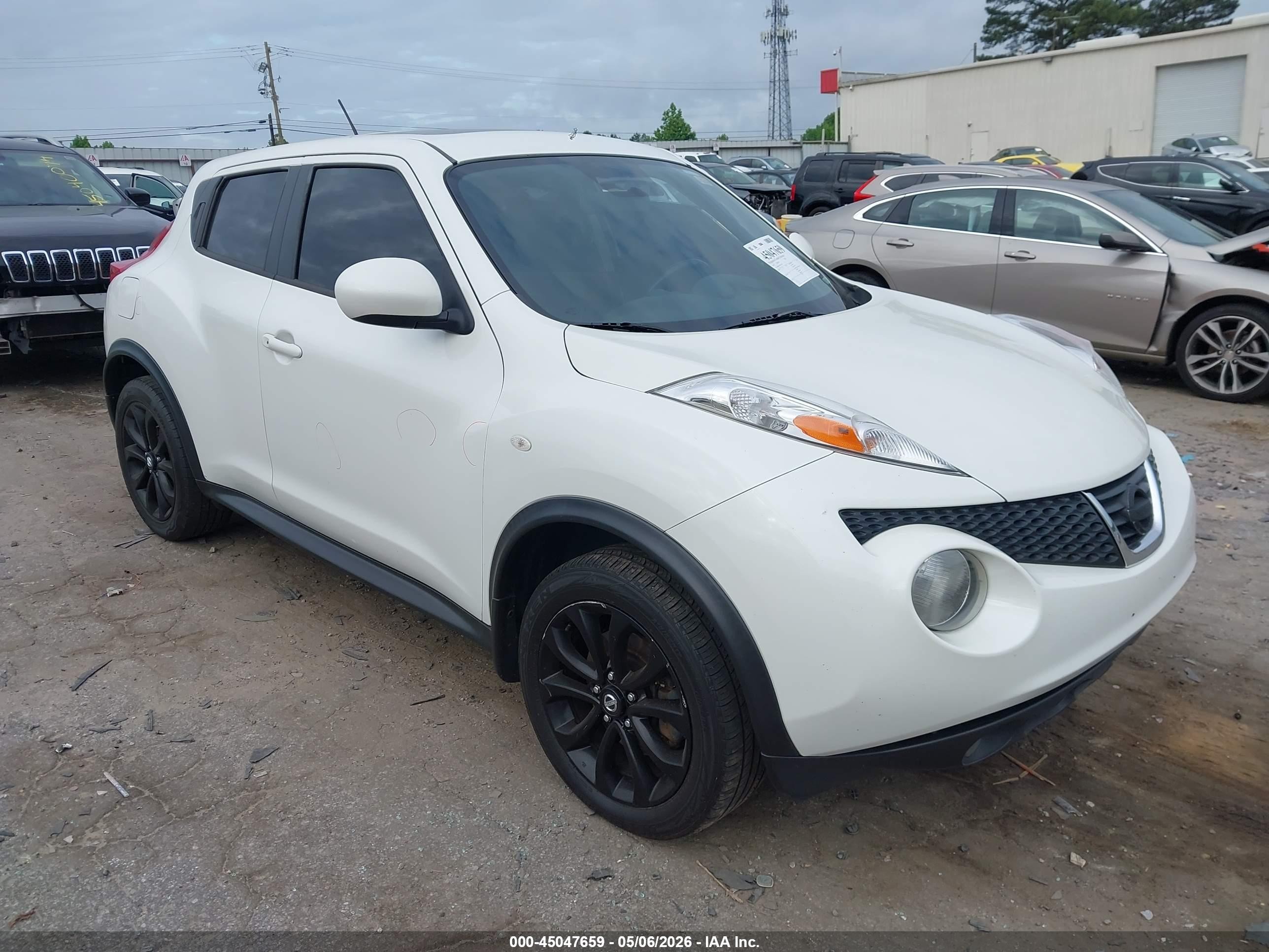 2014 Nissan Juke Sl White vin: JN8AF5MV9ET358133