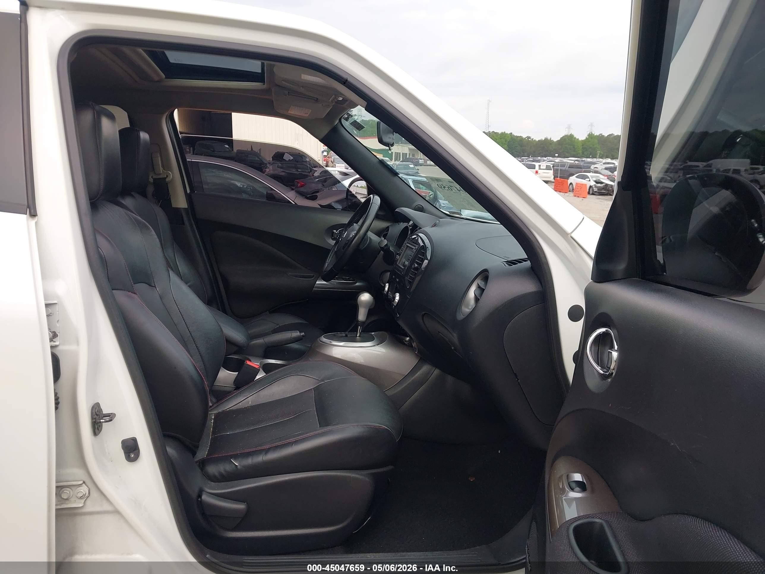 2014 Nissan Juke Sl White vin: JN8AF5MV9ET358133