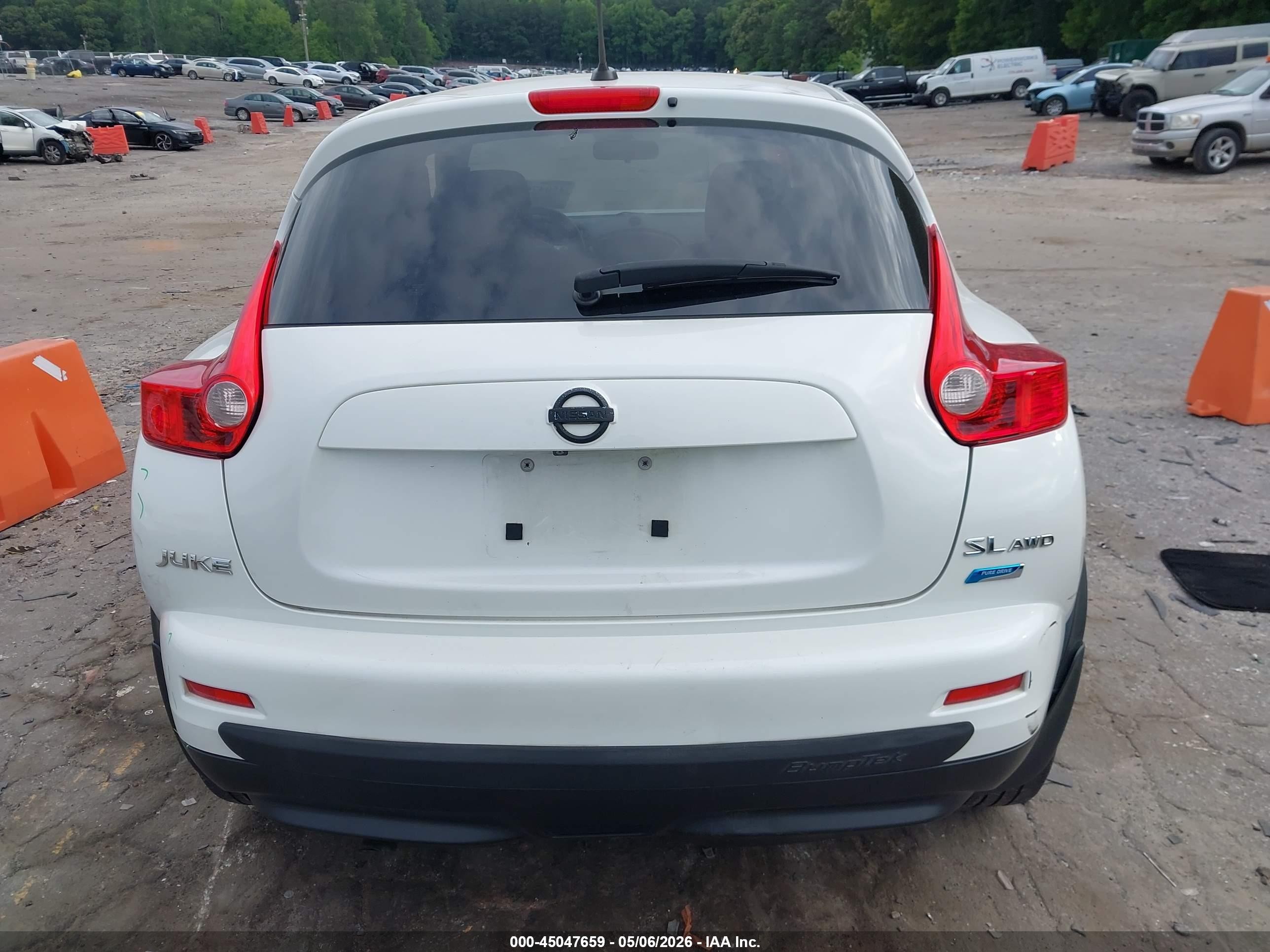 2014 Nissan Juke Sl White vin: JN8AF5MV9ET358133