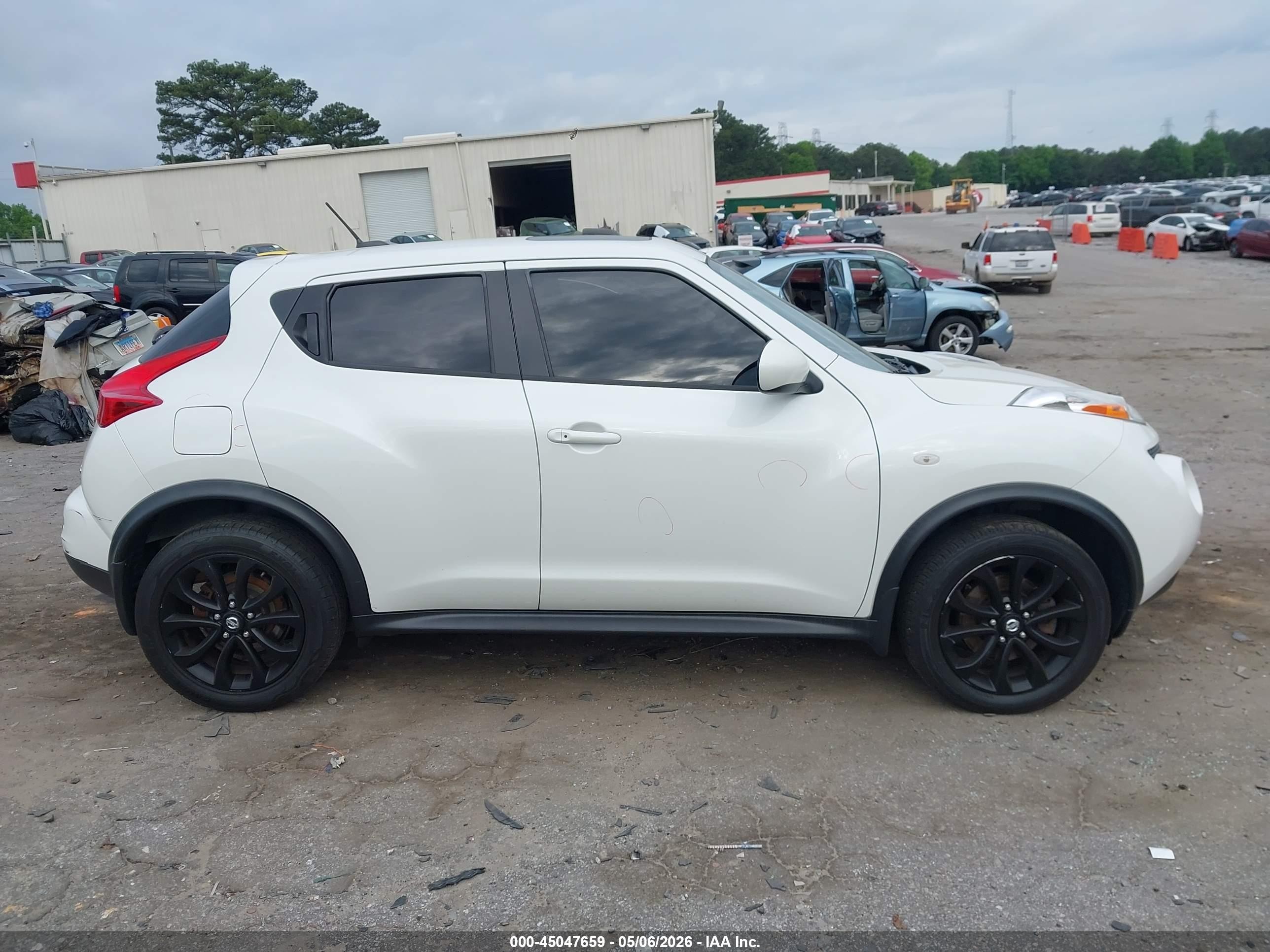 2014 Nissan Juke Sl White vin: JN8AF5MV9ET358133