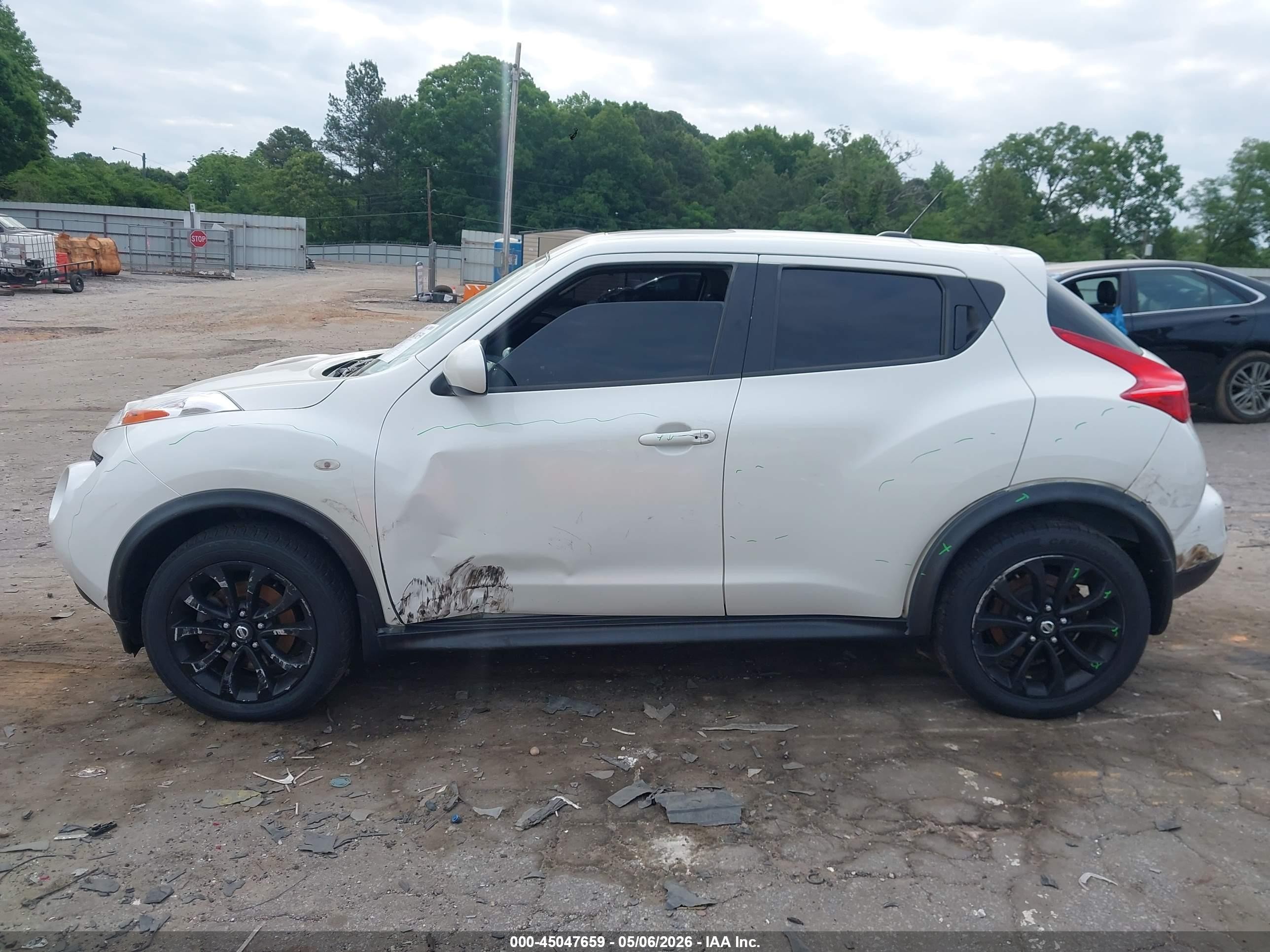 2014 Nissan Juke Sl White vin: JN8AF5MV9ET358133