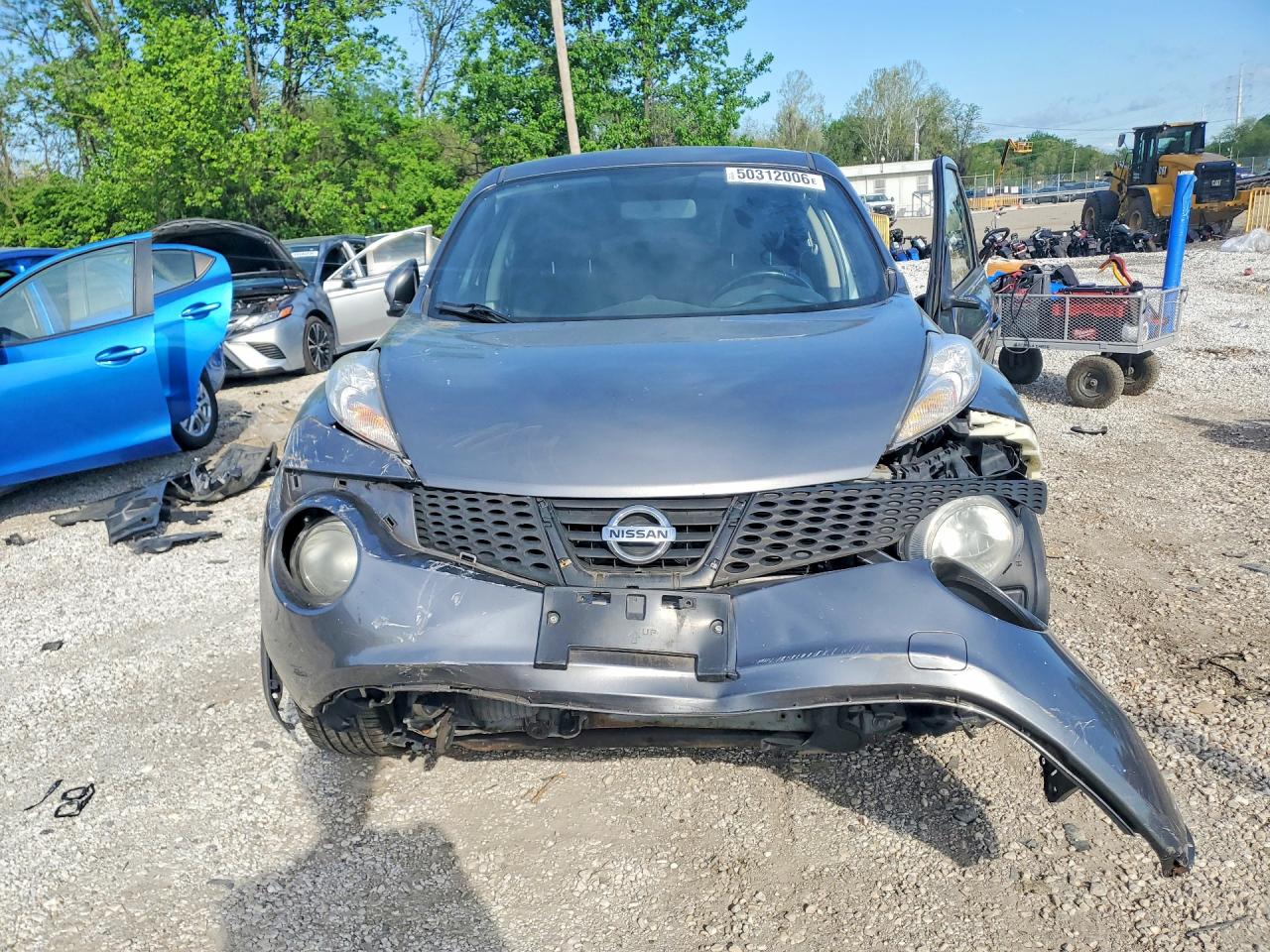 2014 Nissan Juke Sv Gray vin: JN8AF5MV9ET358844