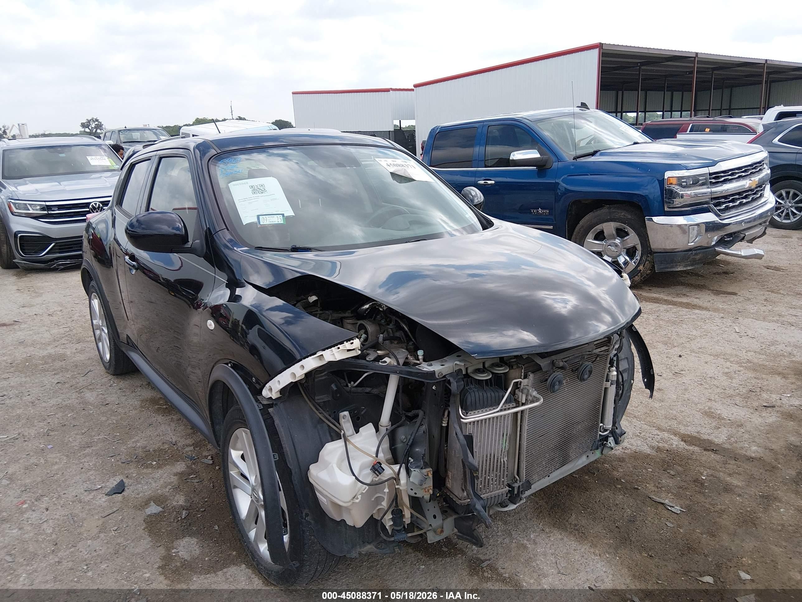 2014 Nissan Juke S Black vin: JN8AF5MV9ET360531
